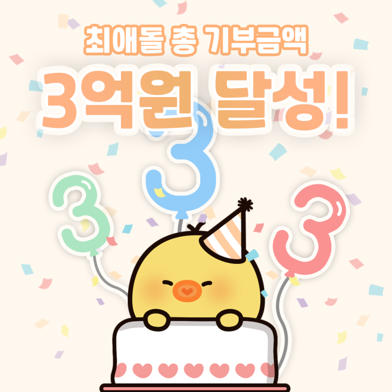 ๐ธ์ต์ ๋ ๋์ ๊ธฐ๋ถ๊ธ์ก 3์ต ์ ๋ํ๐ธ