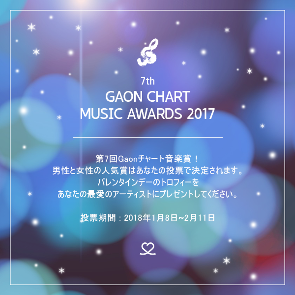 第7回Gaonチャート音楽賞!