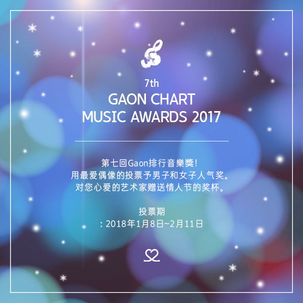 第七回Gaon排行音乐奖!
