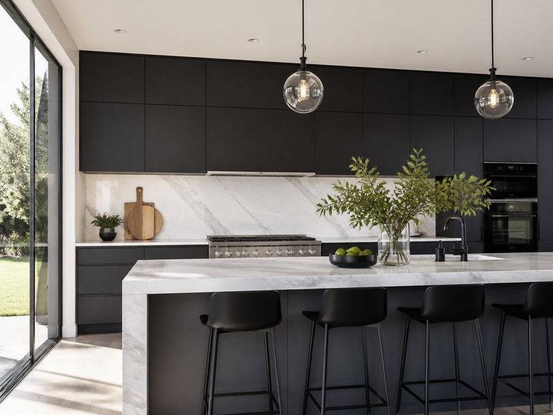 Pristine residential dining space and seating
