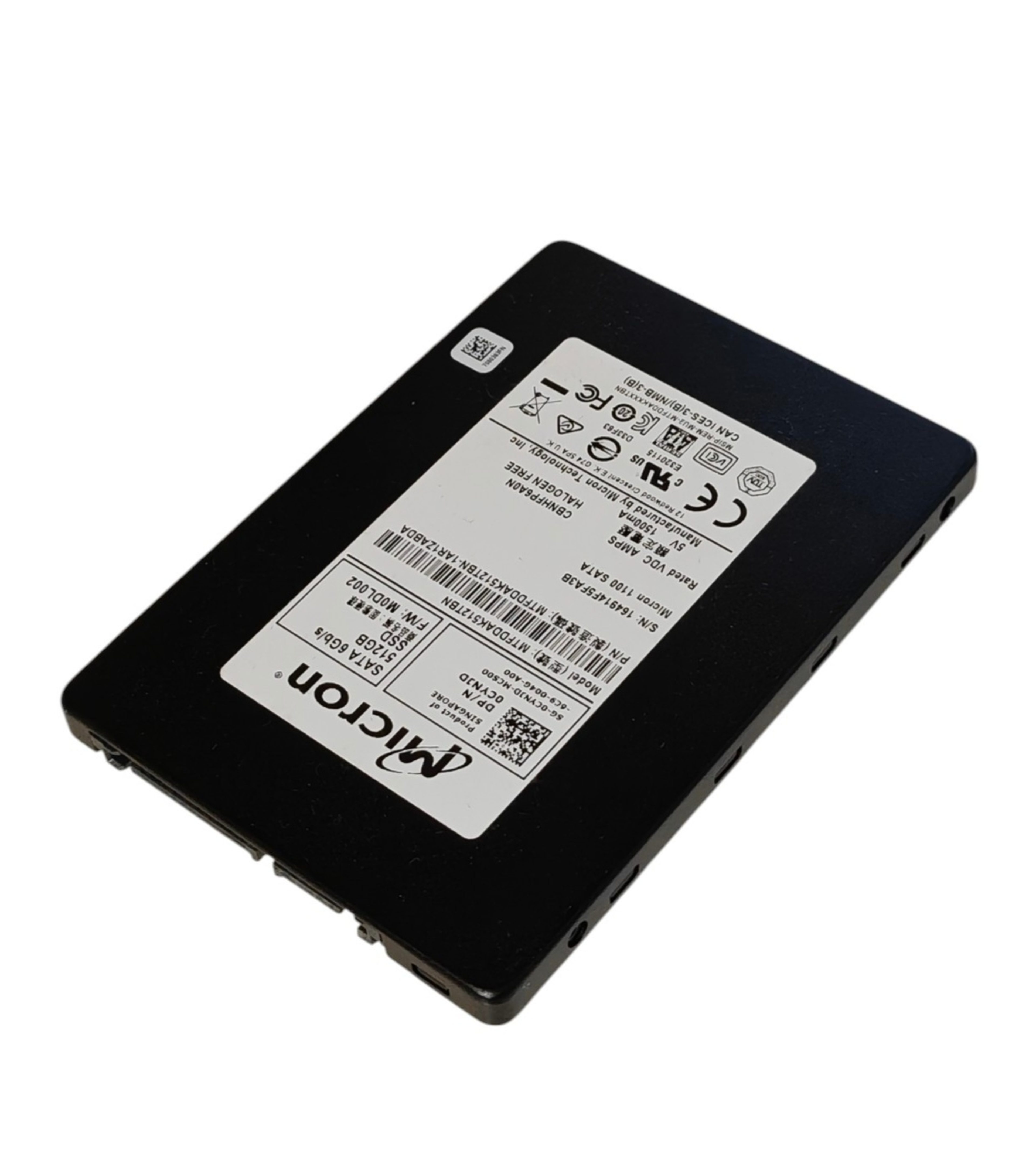 Micron 1100 512GB SSD | SATA III | 2.5″ | Takuu 1kk