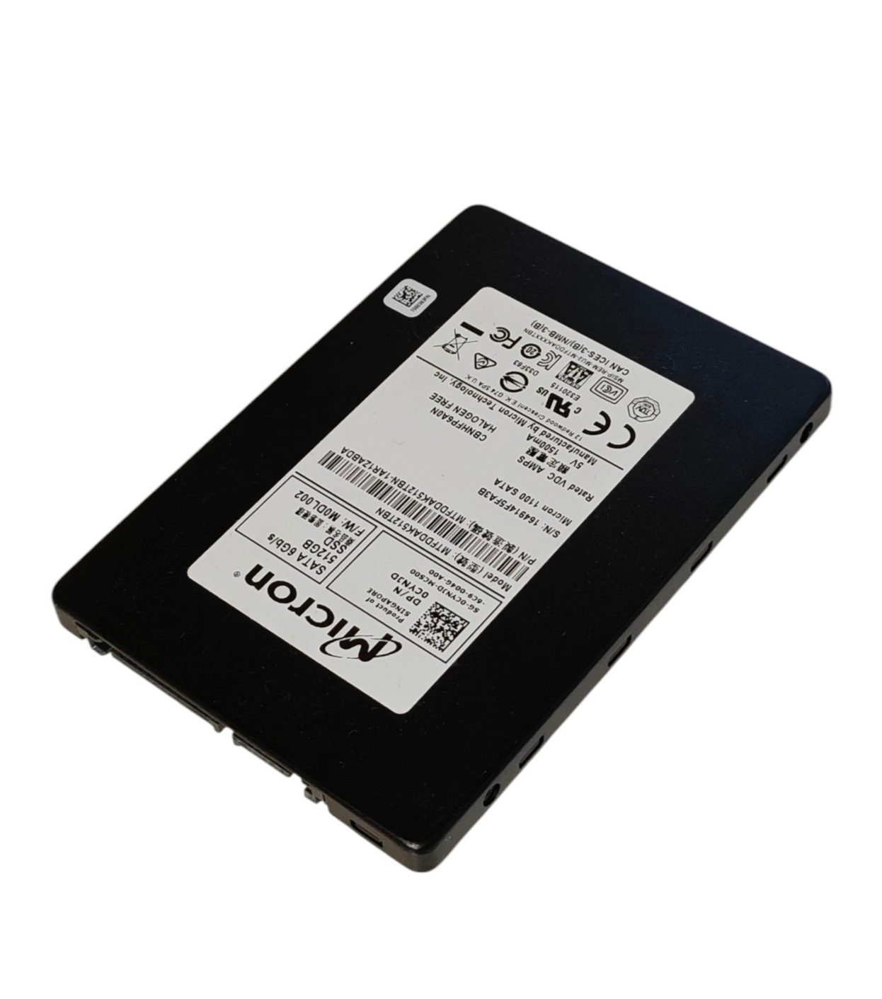 Micron 1100 512GB SSD | SATA III | 2.5″ | Takuu 1kk