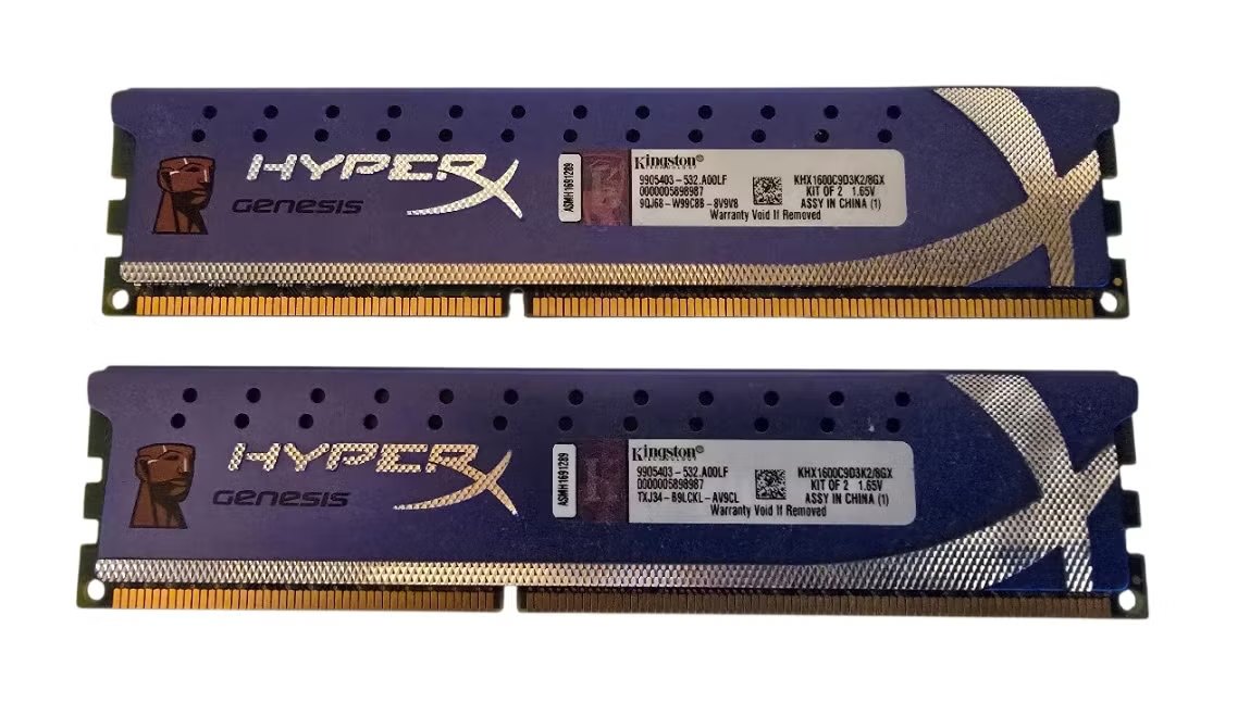 Kingston HyperX DDR3 8 Gt 1600 MHz -muistikitti (2 × 4 Gt)