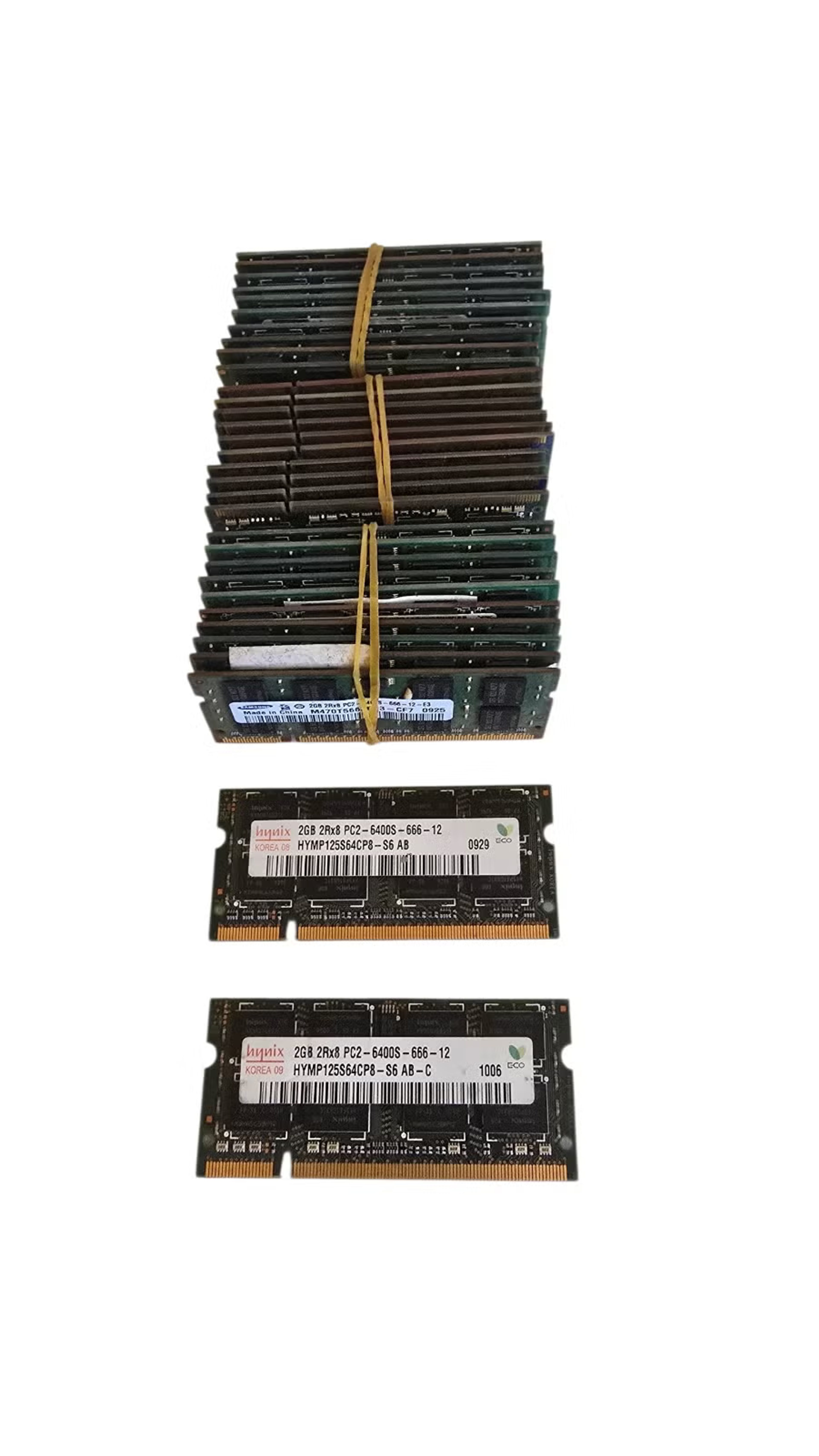 DDR2 SODIMM 2 Gt muisteja (Samsung, Hynix)