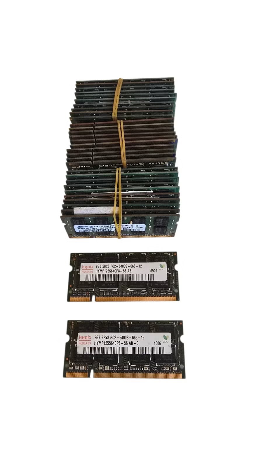 DDR2 SODIMM 2 Gt muisteja (Samsung, Hynix)