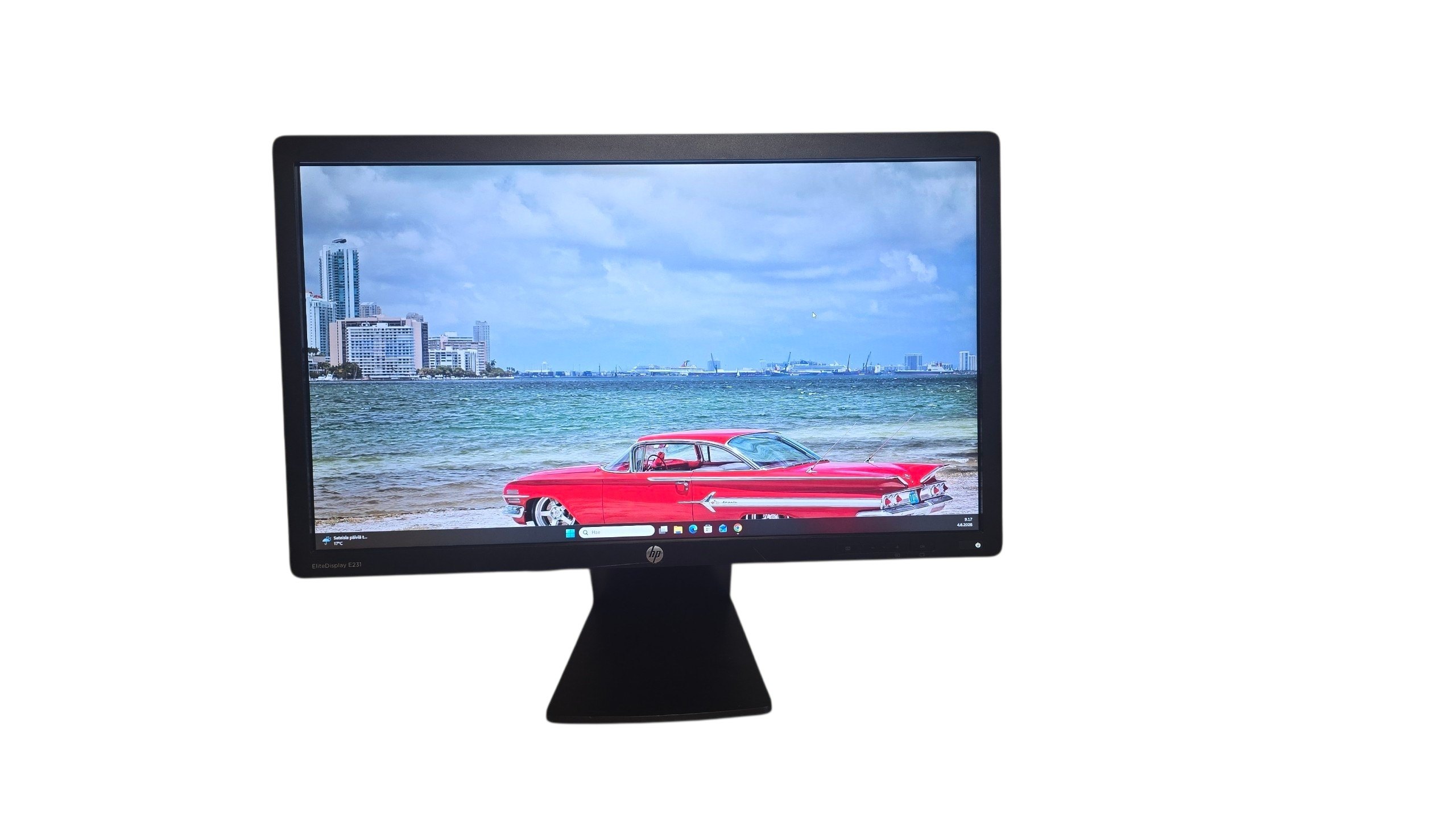 HP EliteDisplay E231 23" Full HD LED -näyttö | DisplayPort | height adjustment | Pivot | VESA