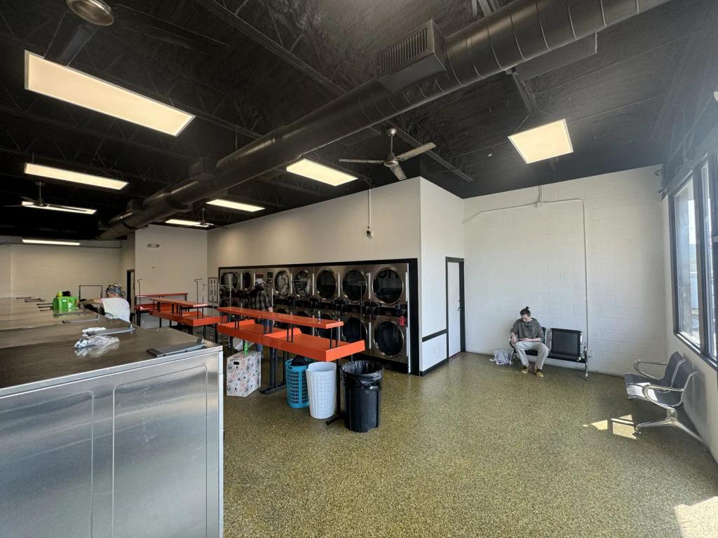 Loading laundry at The Laundry Station Elizabethton