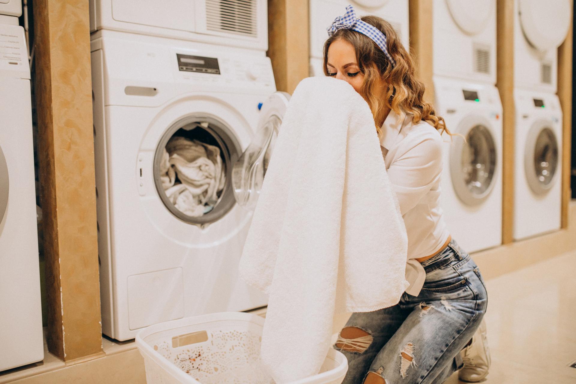Clean laundry at The Laundry Station