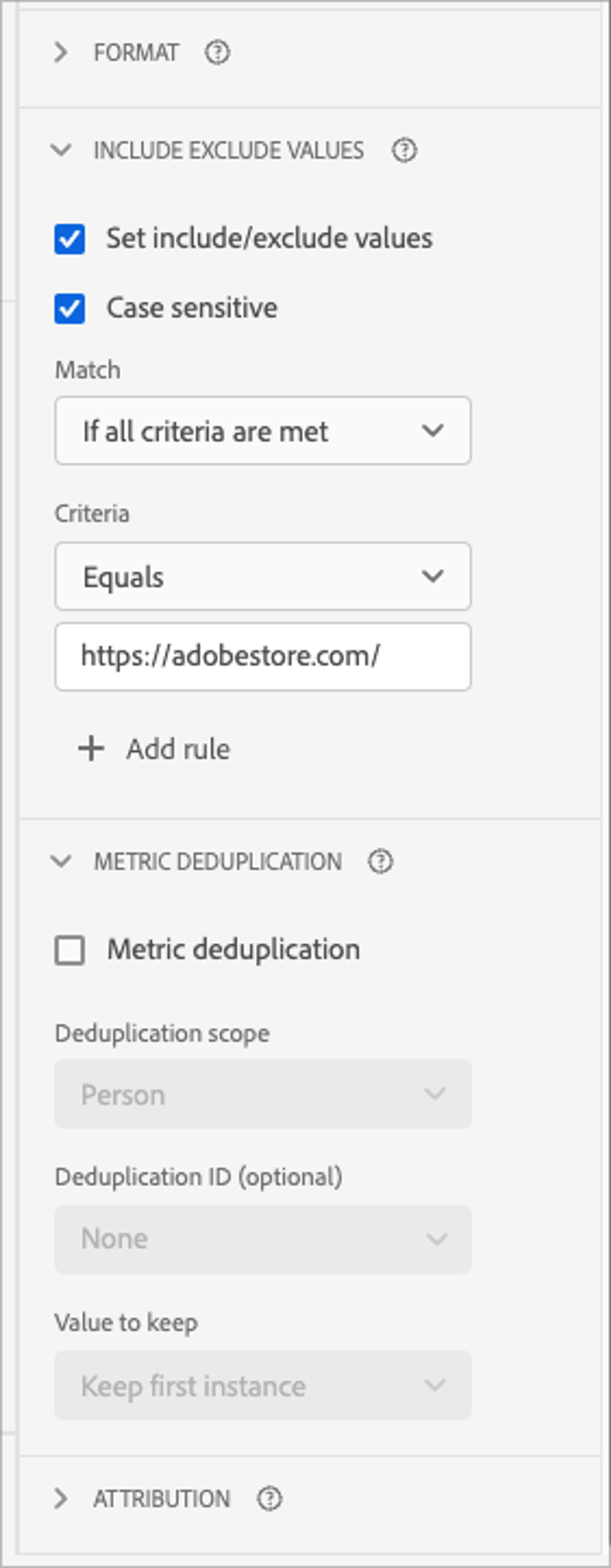 Filtering to just my Home Page, your URL will almost definitely be different.
