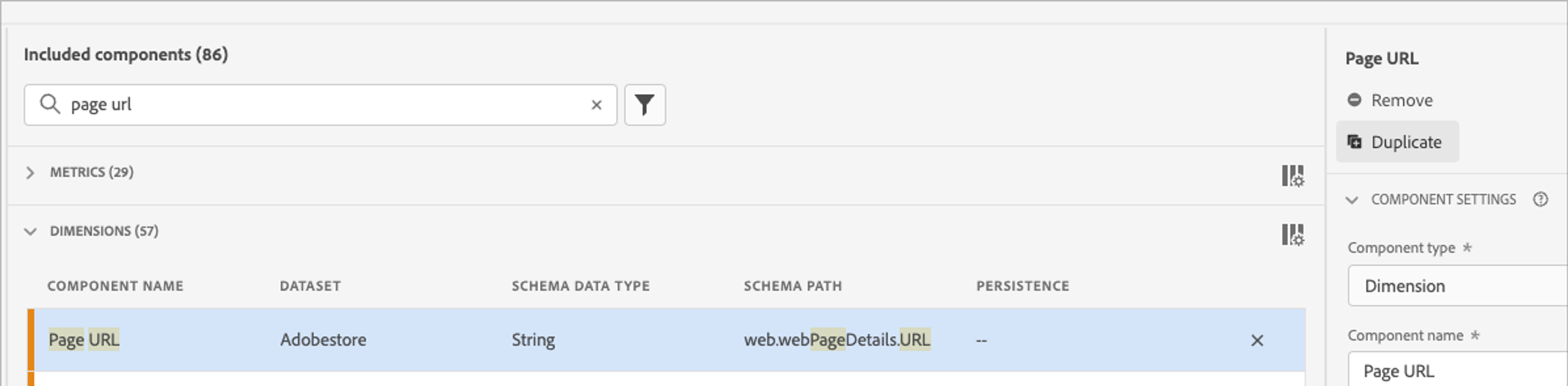 Page URL found and Duplicated
