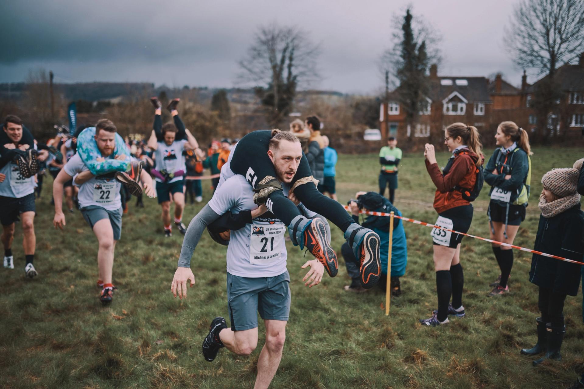 Wife Carrying in Dorking