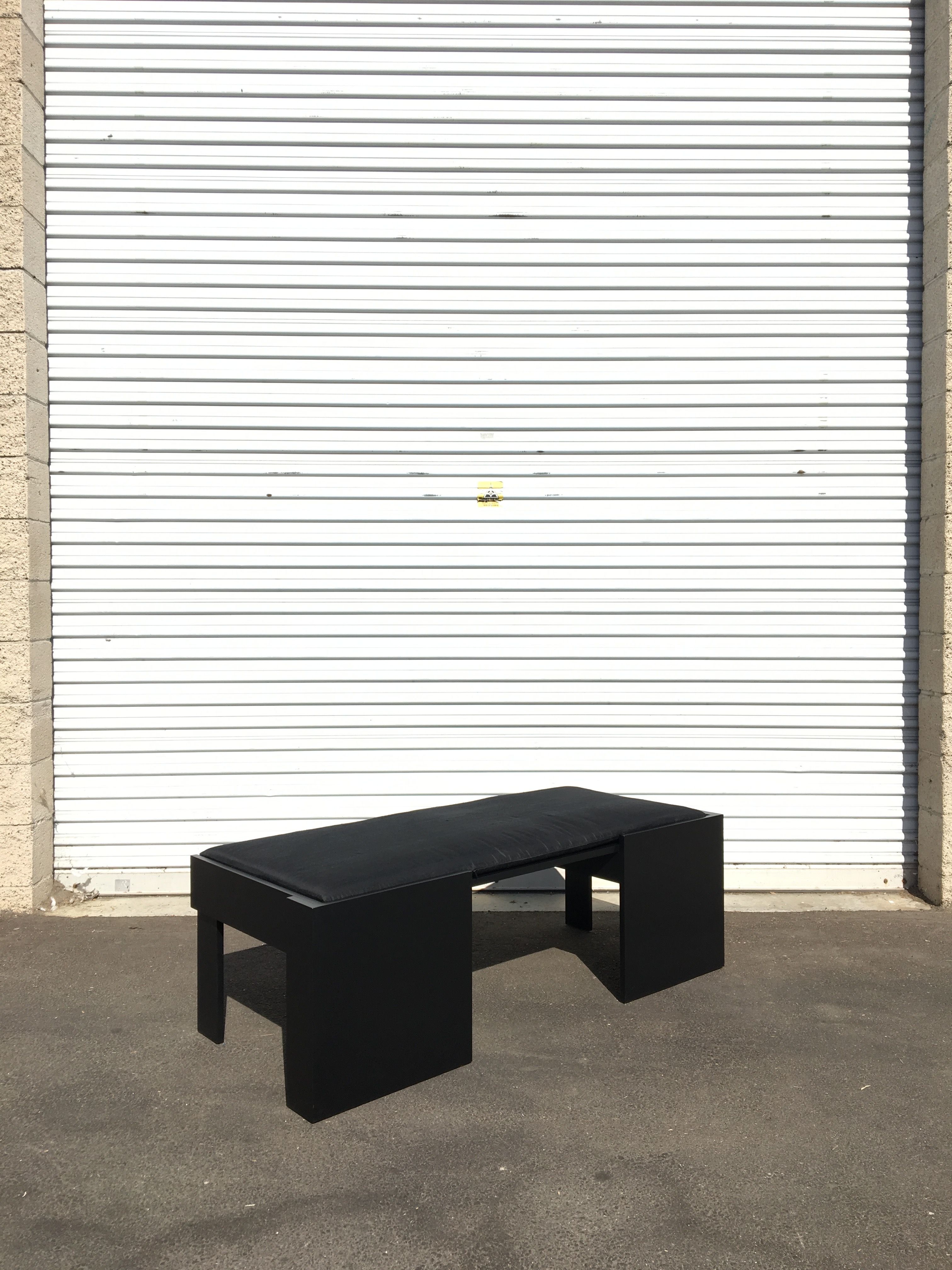  Black Rectangle Bench product image 4