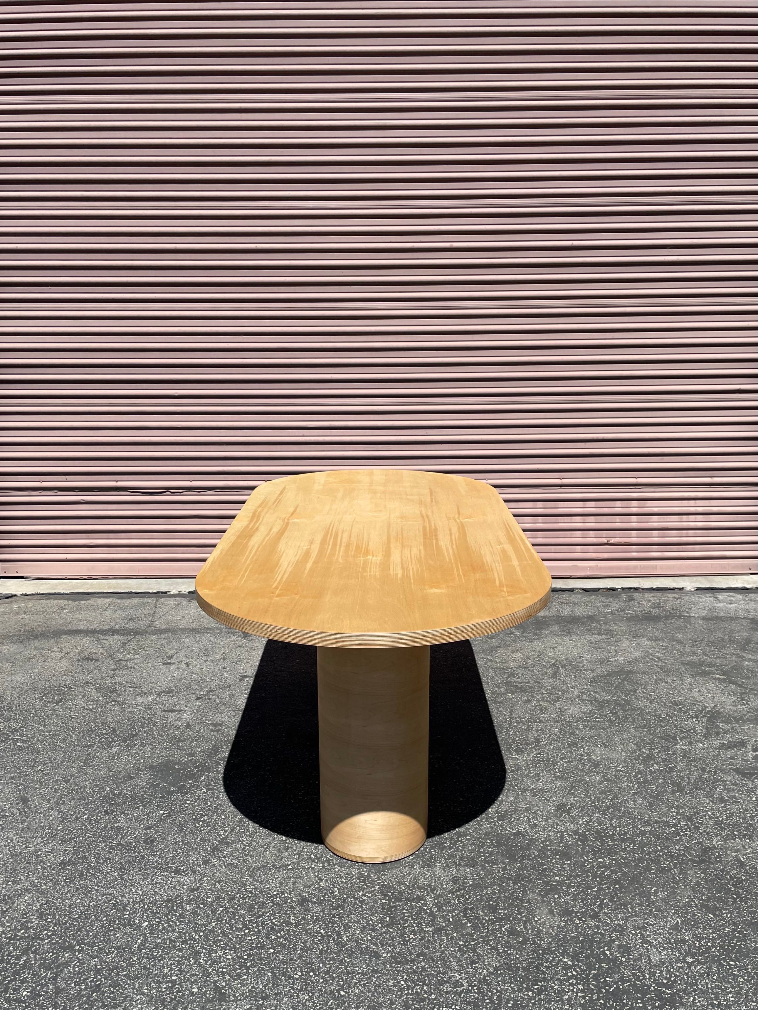 Pill-Shaped Dining Table - Natural product image 7