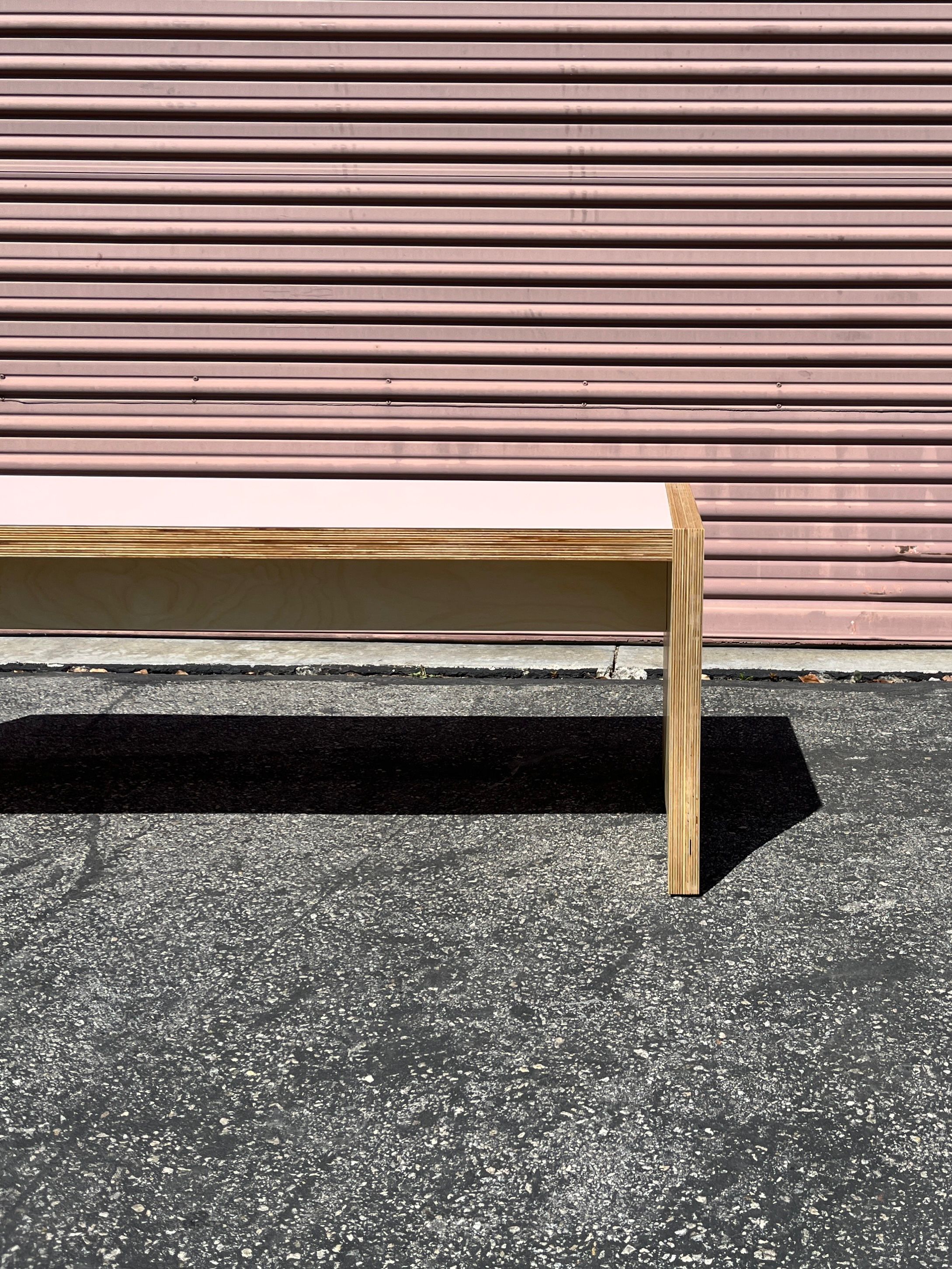  (SOLD OUT) Silhouette Bench - Pink product image 3