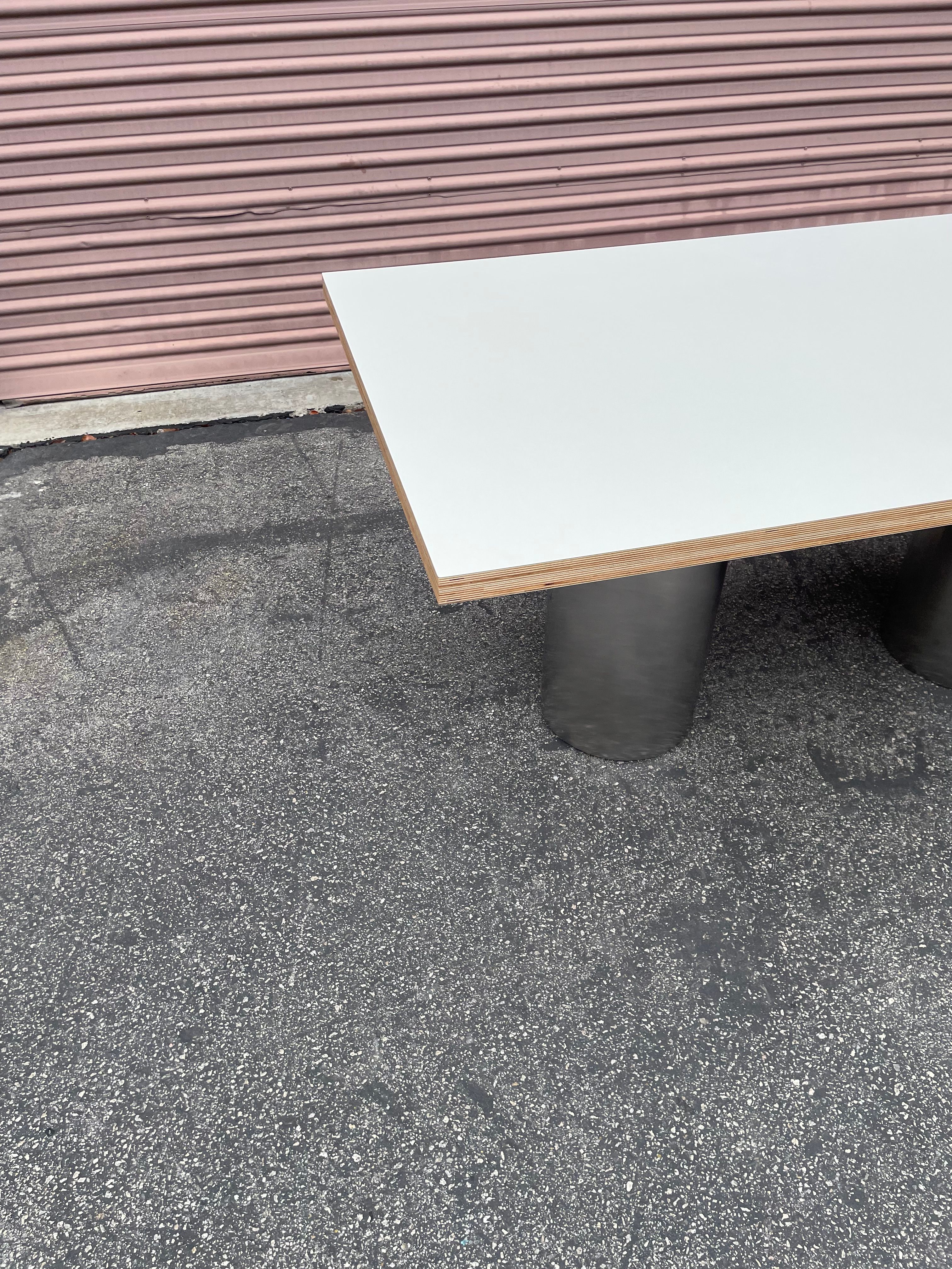  Three Cylinder Steel Table product image 4