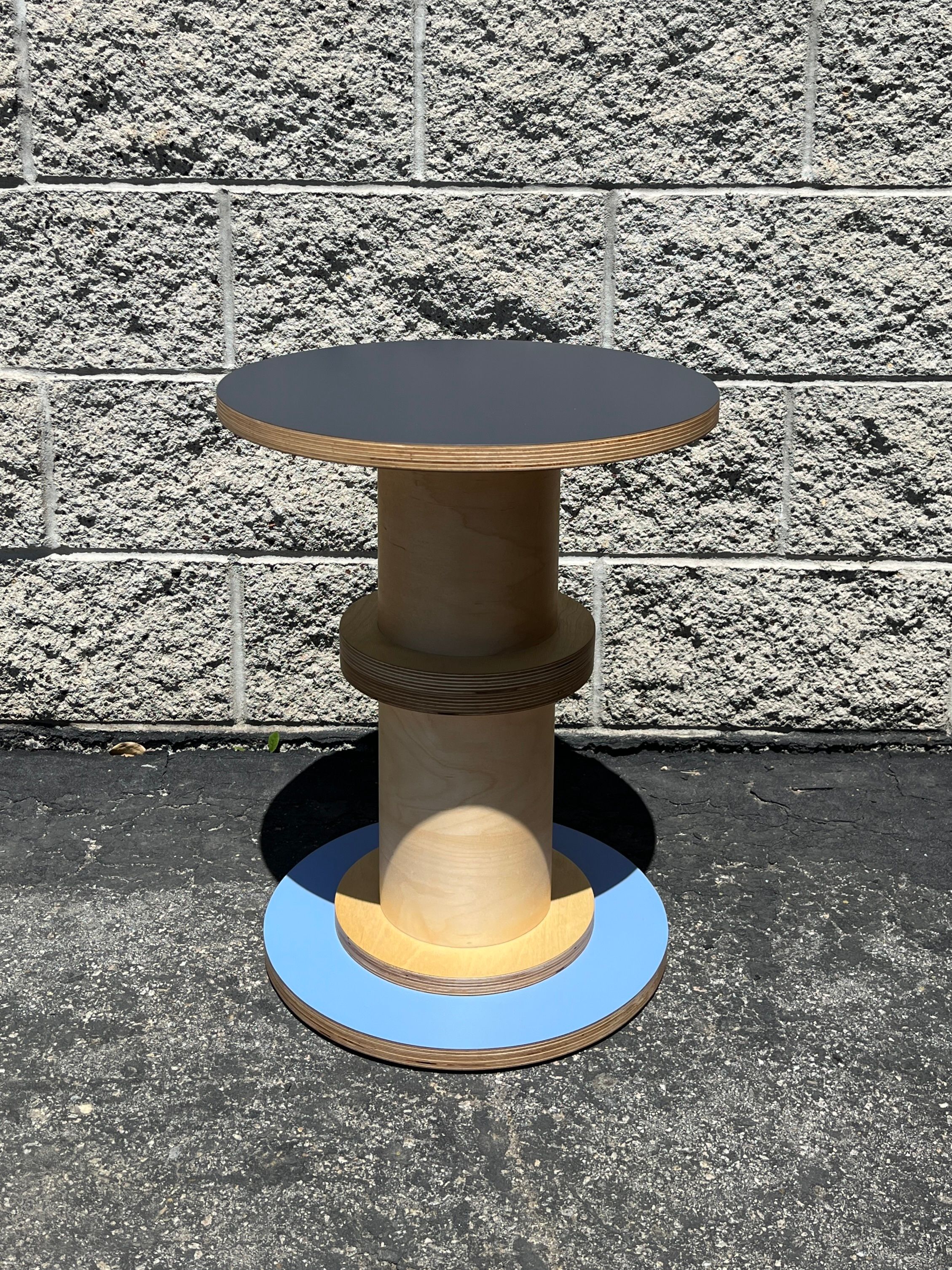  (SOLD OUT) Circle Column Table - Navy/Blue product image 0