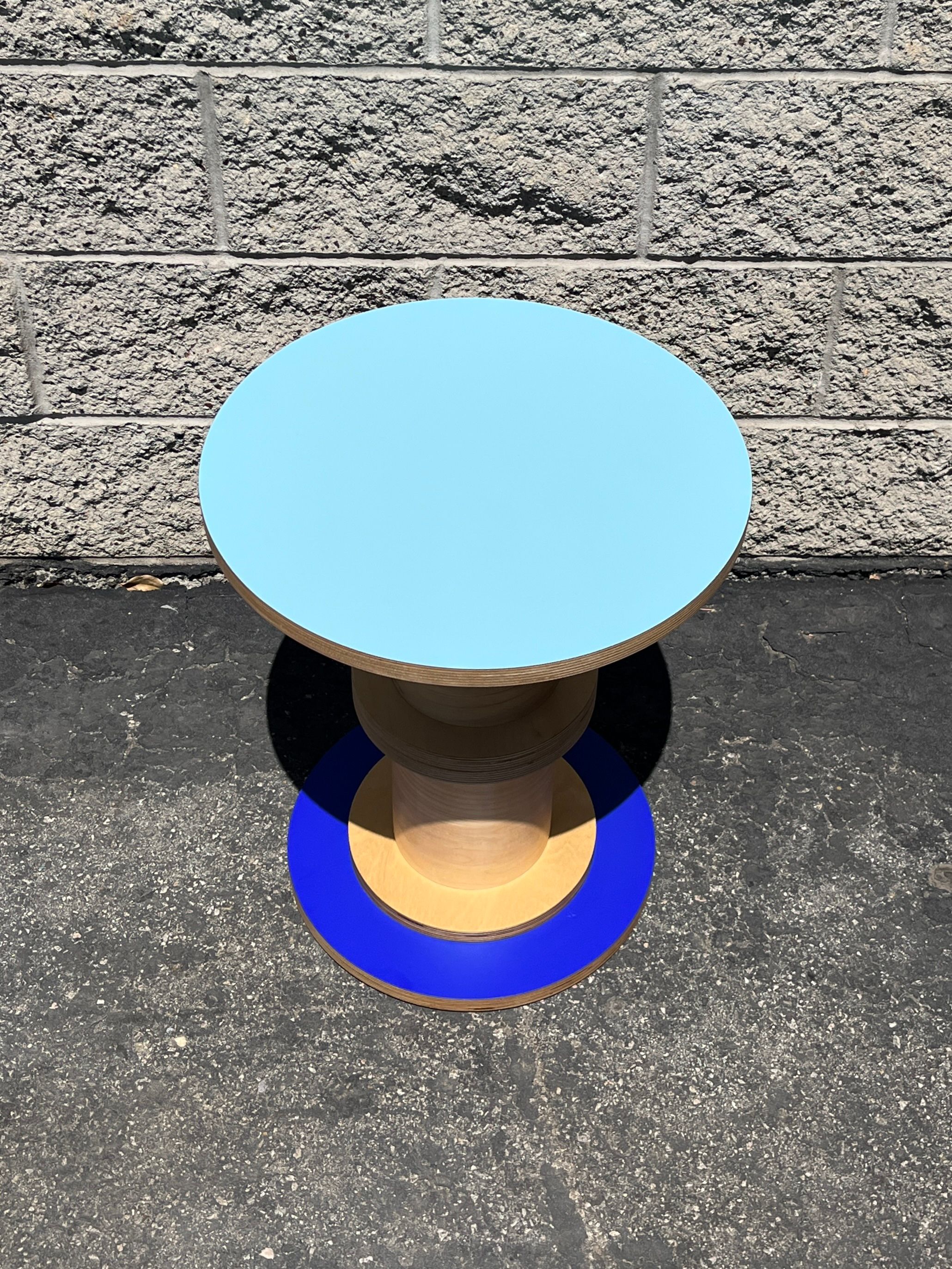  (SOLD OUT) Circle Column Table - Blue Combo ($750) product image 2