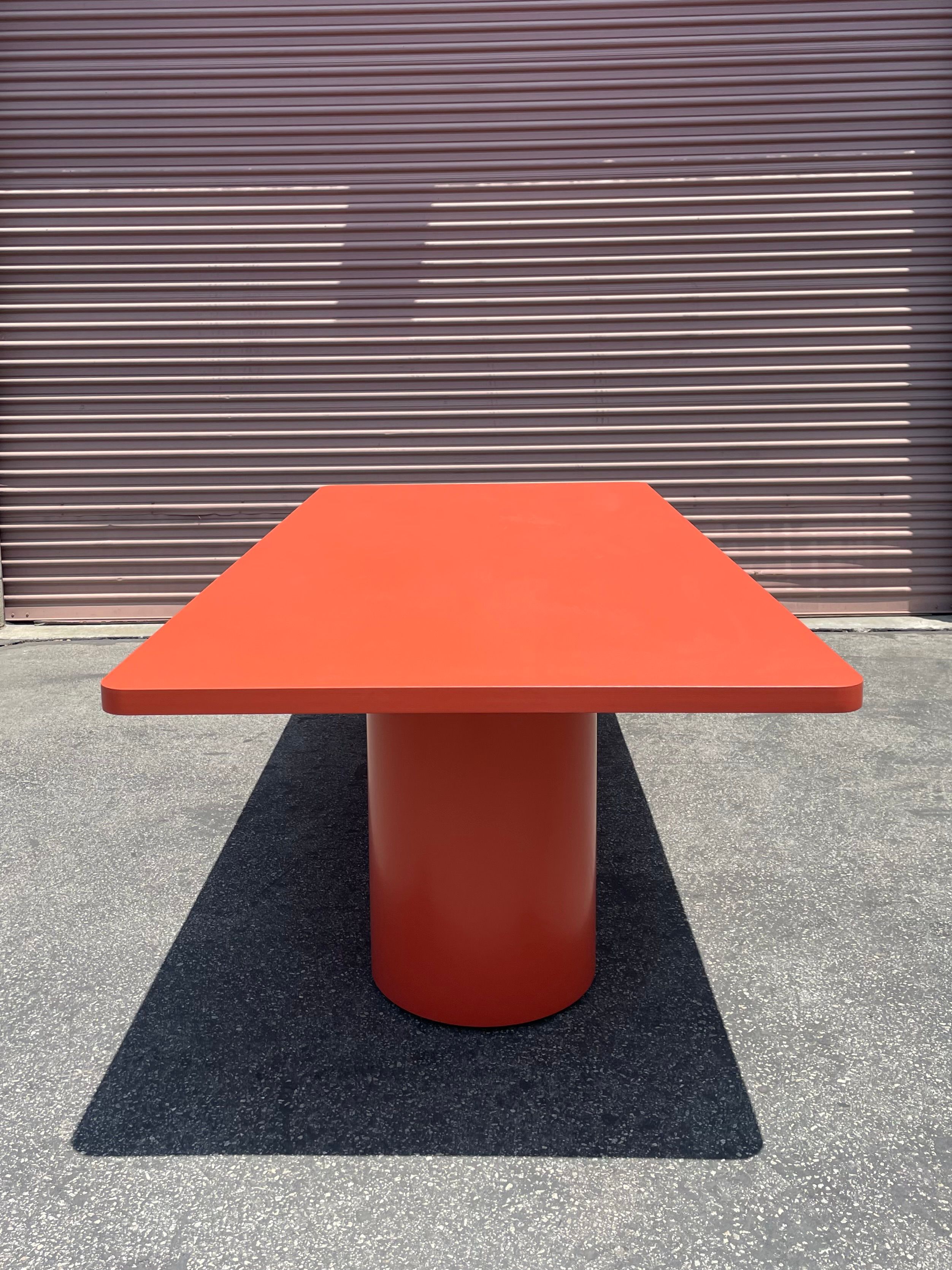  Half Round Dining Table - Orange product image 2