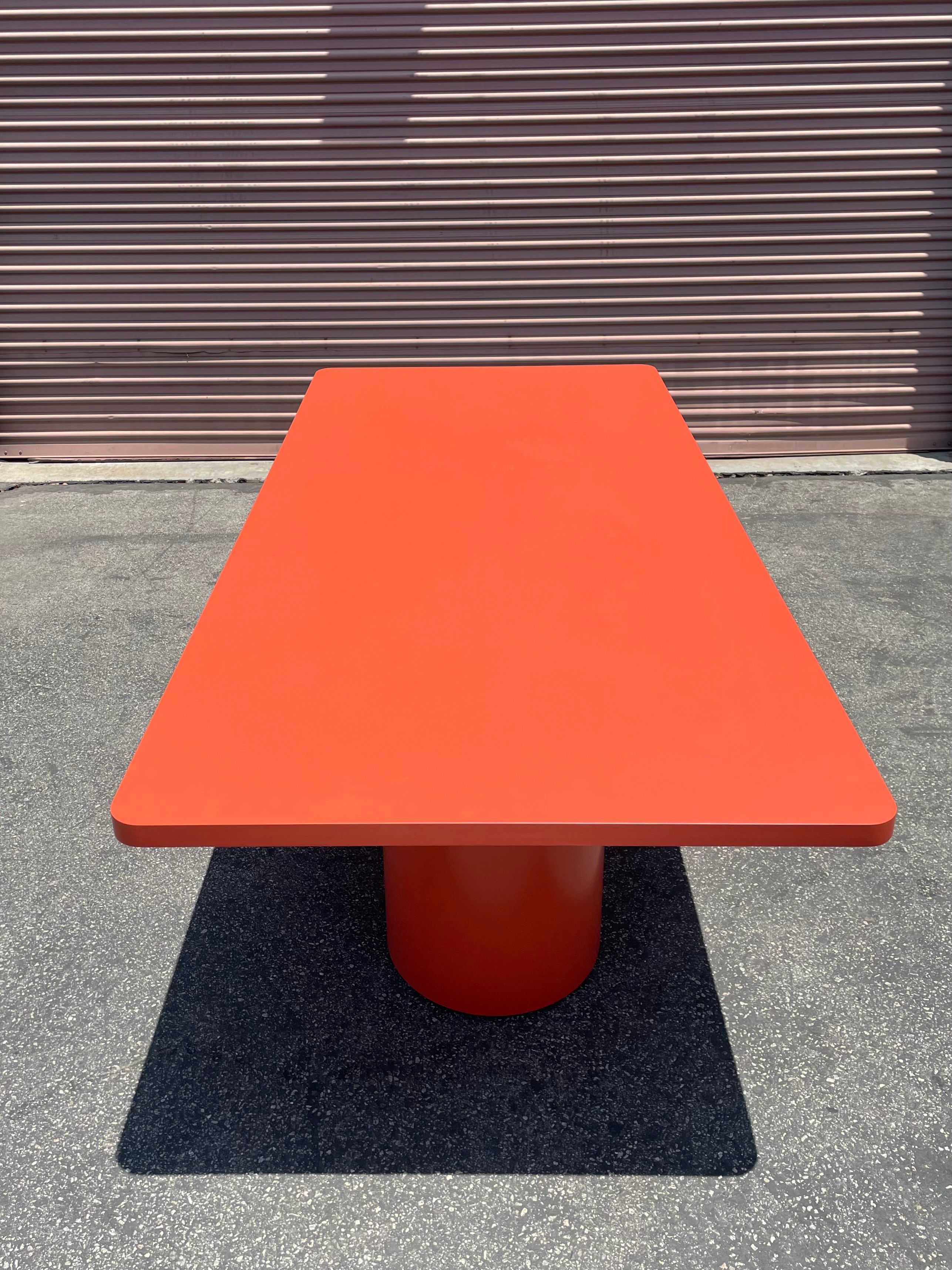  Half Round Dining Table - Orange product image 5