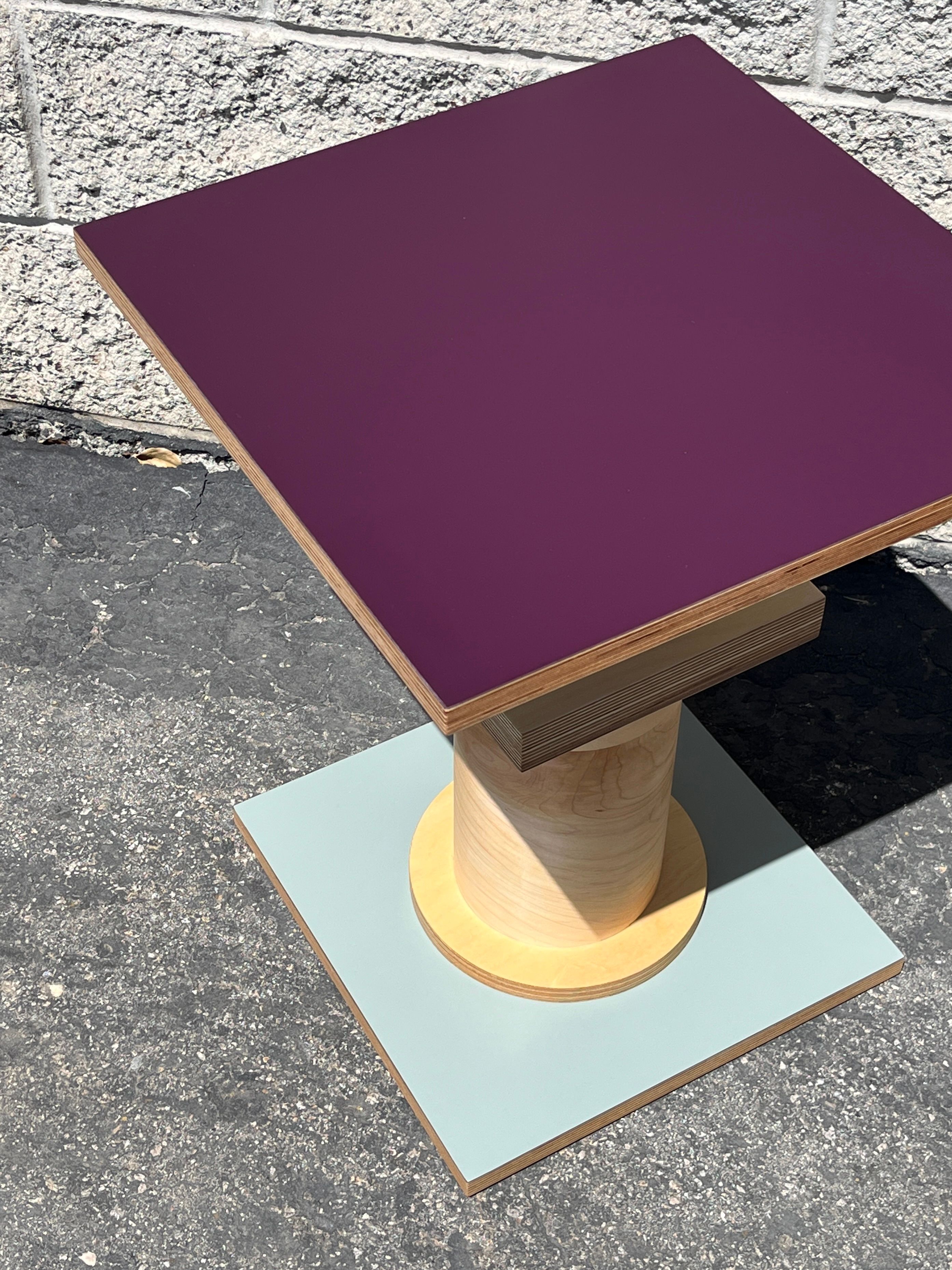  (SOLD OUT) Square Column Table - Purple / Blue product image 4