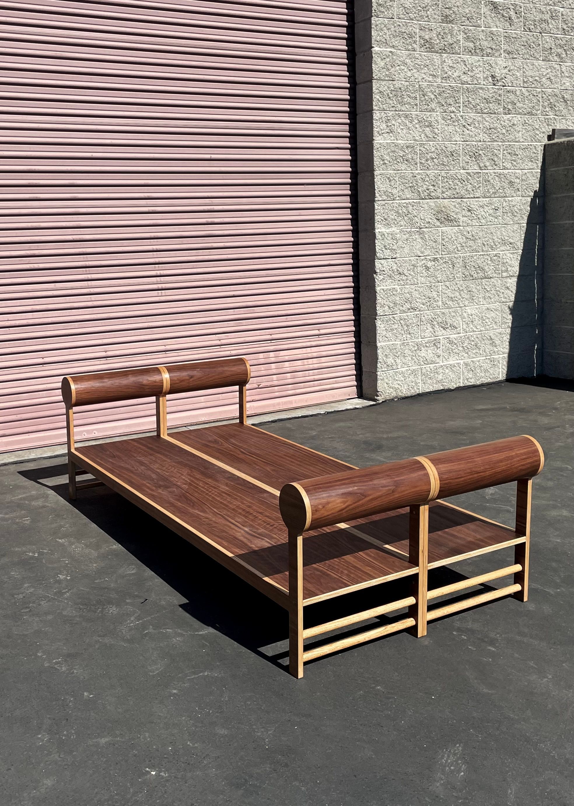  Double Cylinder Daybed - Walnut product image 2