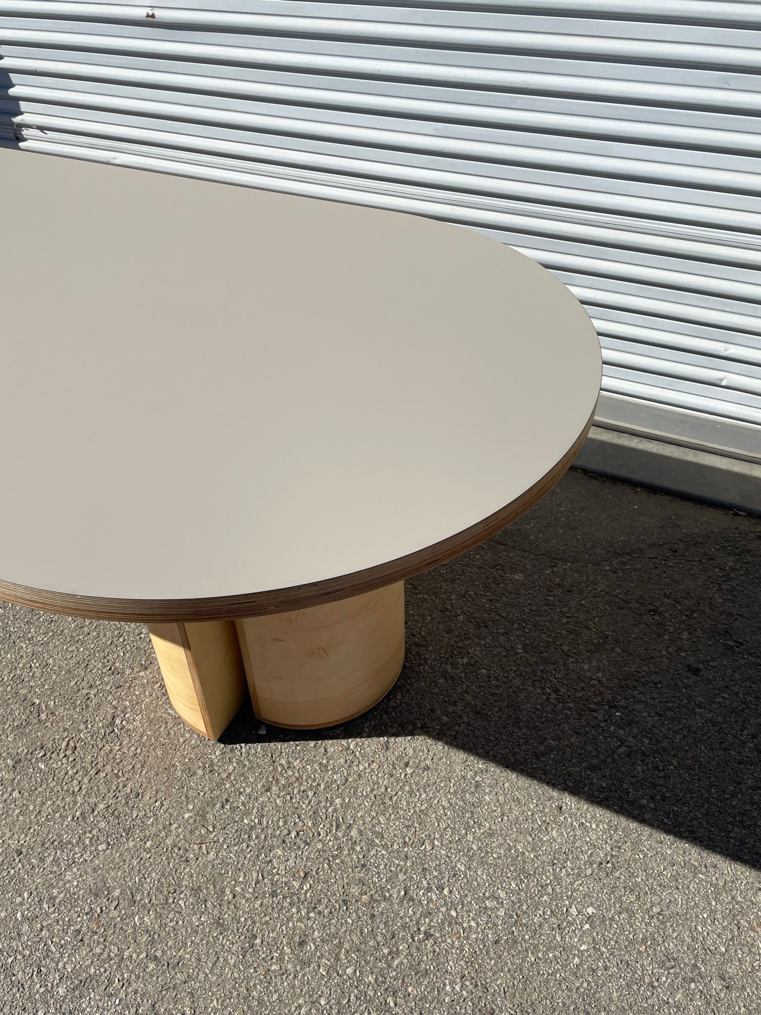  Offset Half Round Table product image 4
