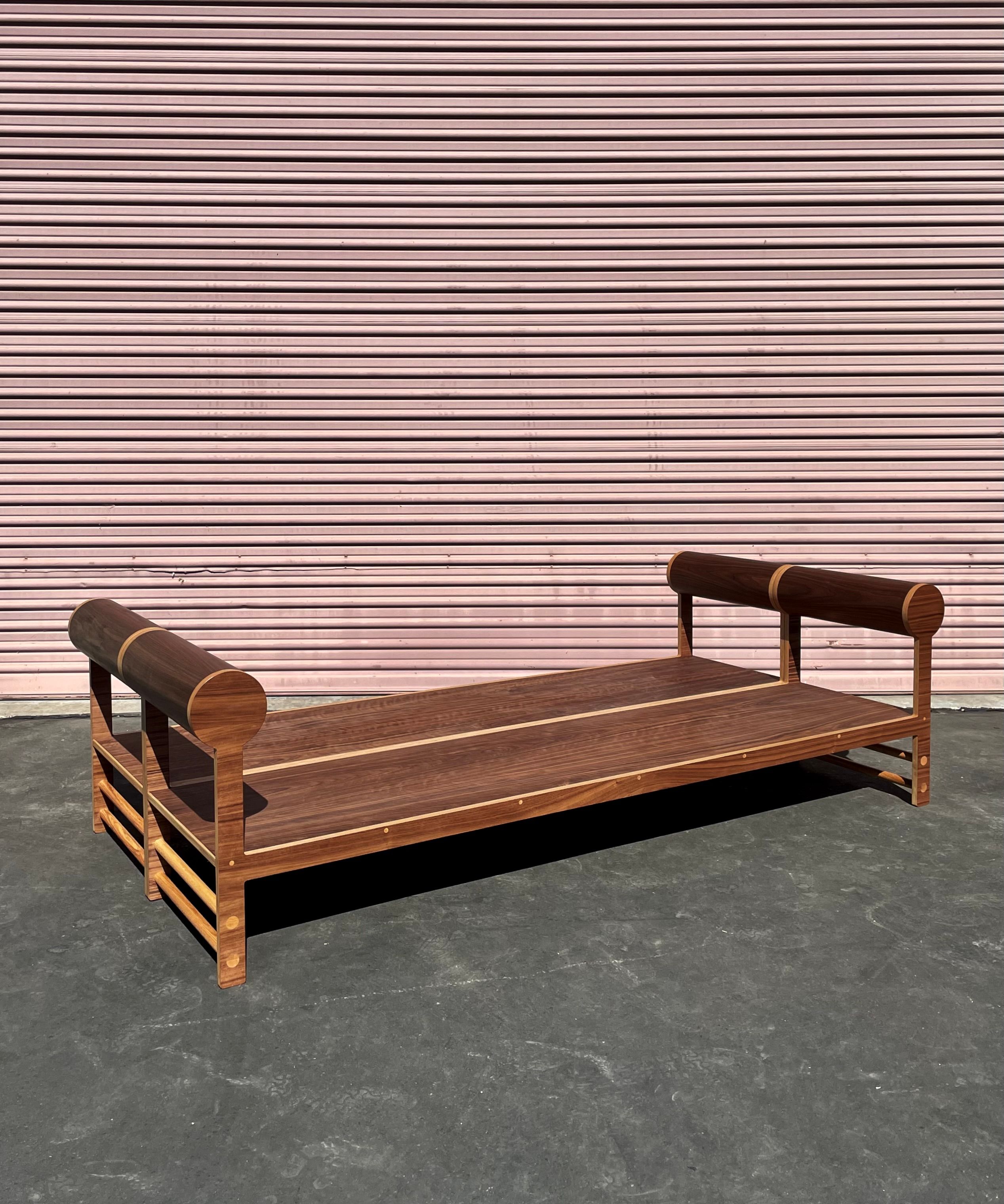  Double Cylinder Daybed - Walnut product image 5