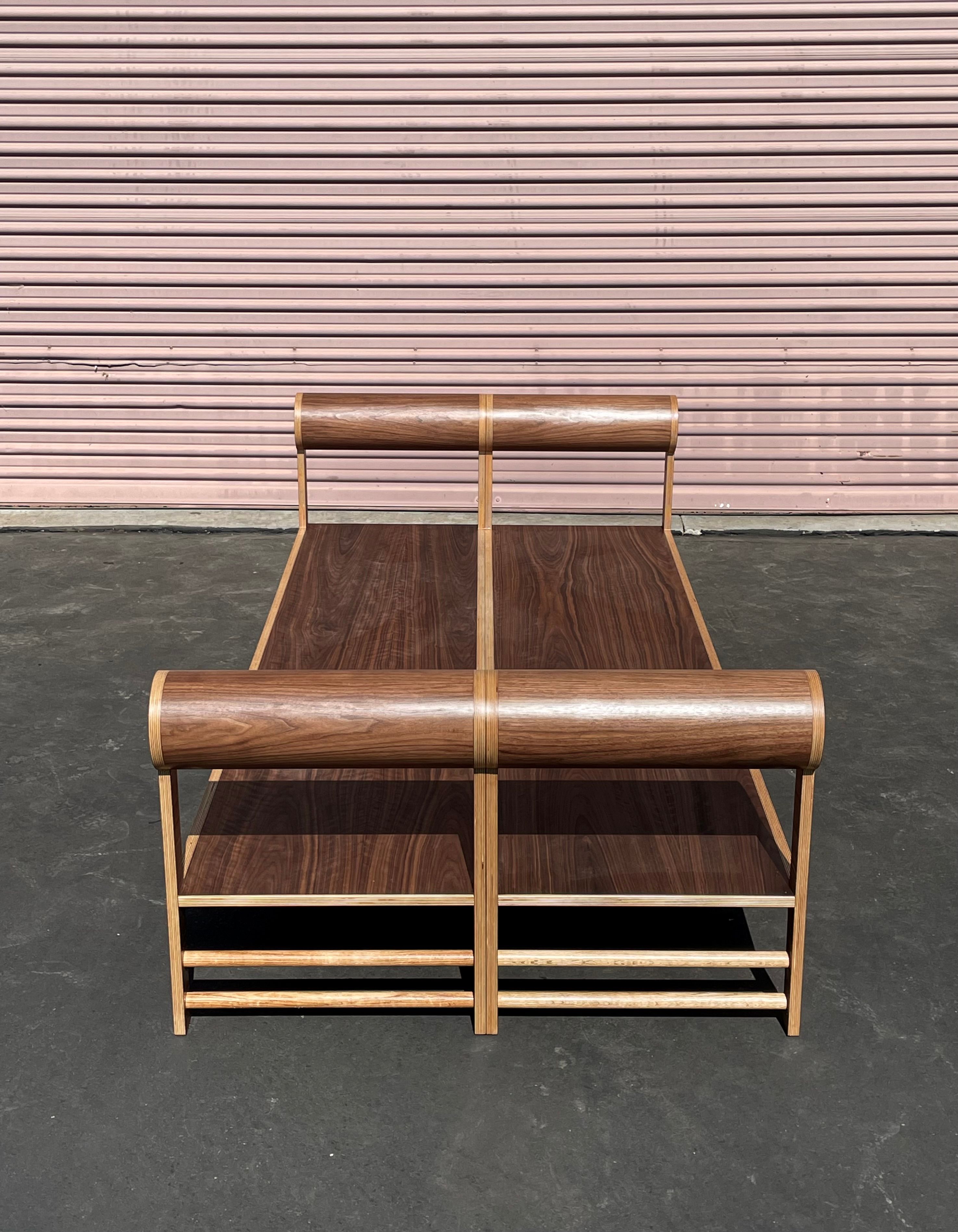  Double Cylinder Daybed - Walnut product image 4