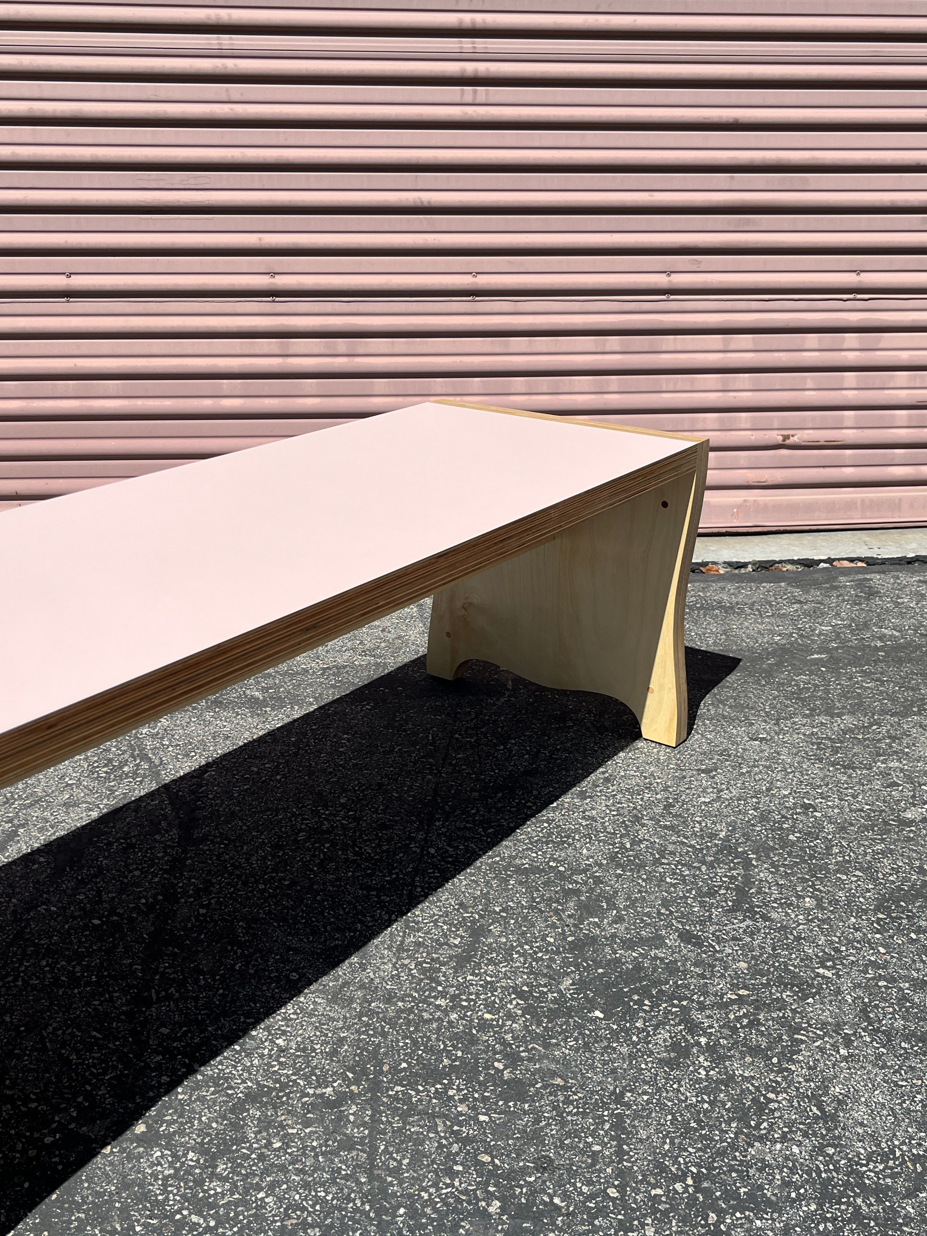  (SOLD OUT) Silhouette Bench - Pink product image 5