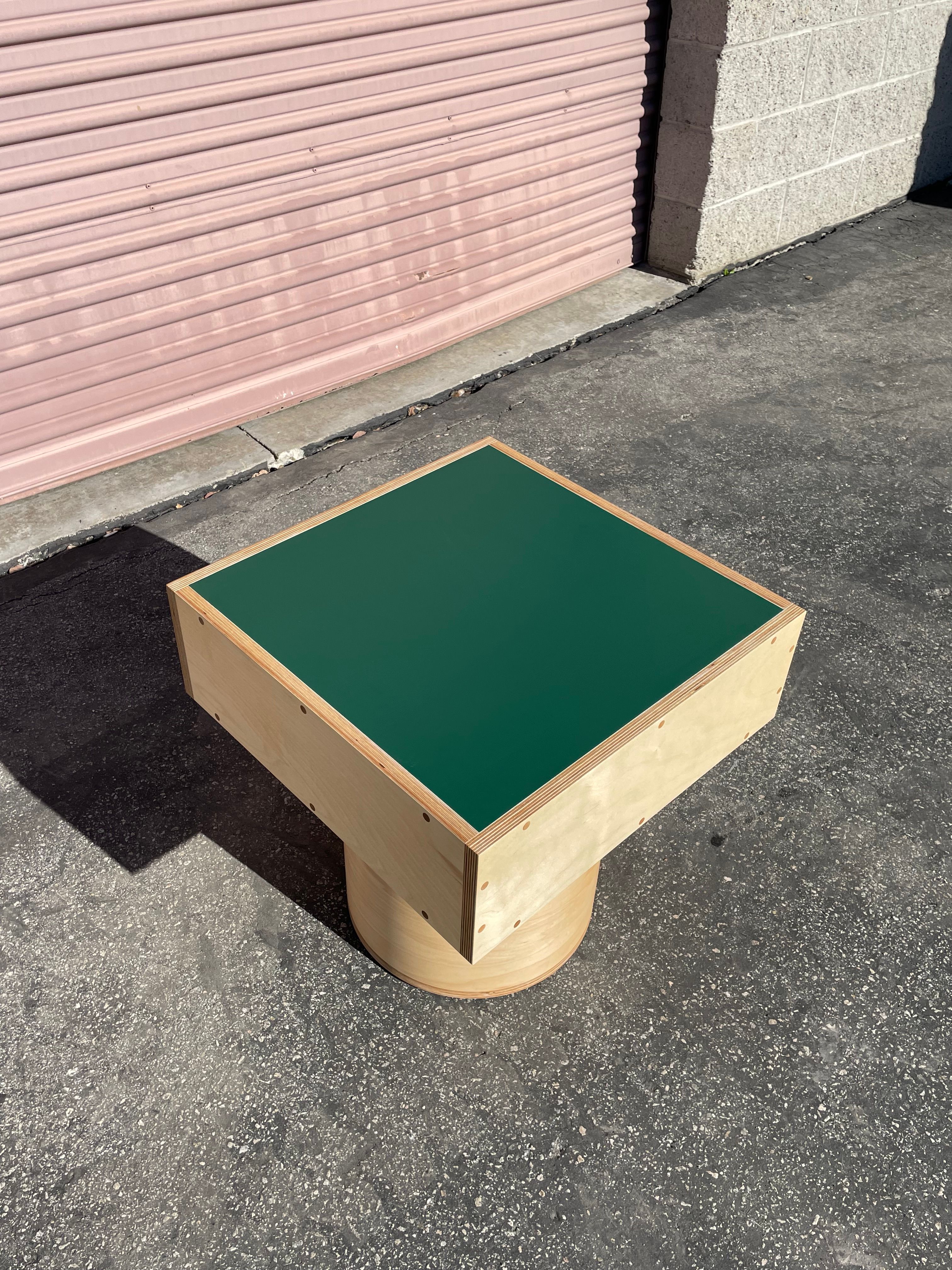  Square Side table - Green product image 1