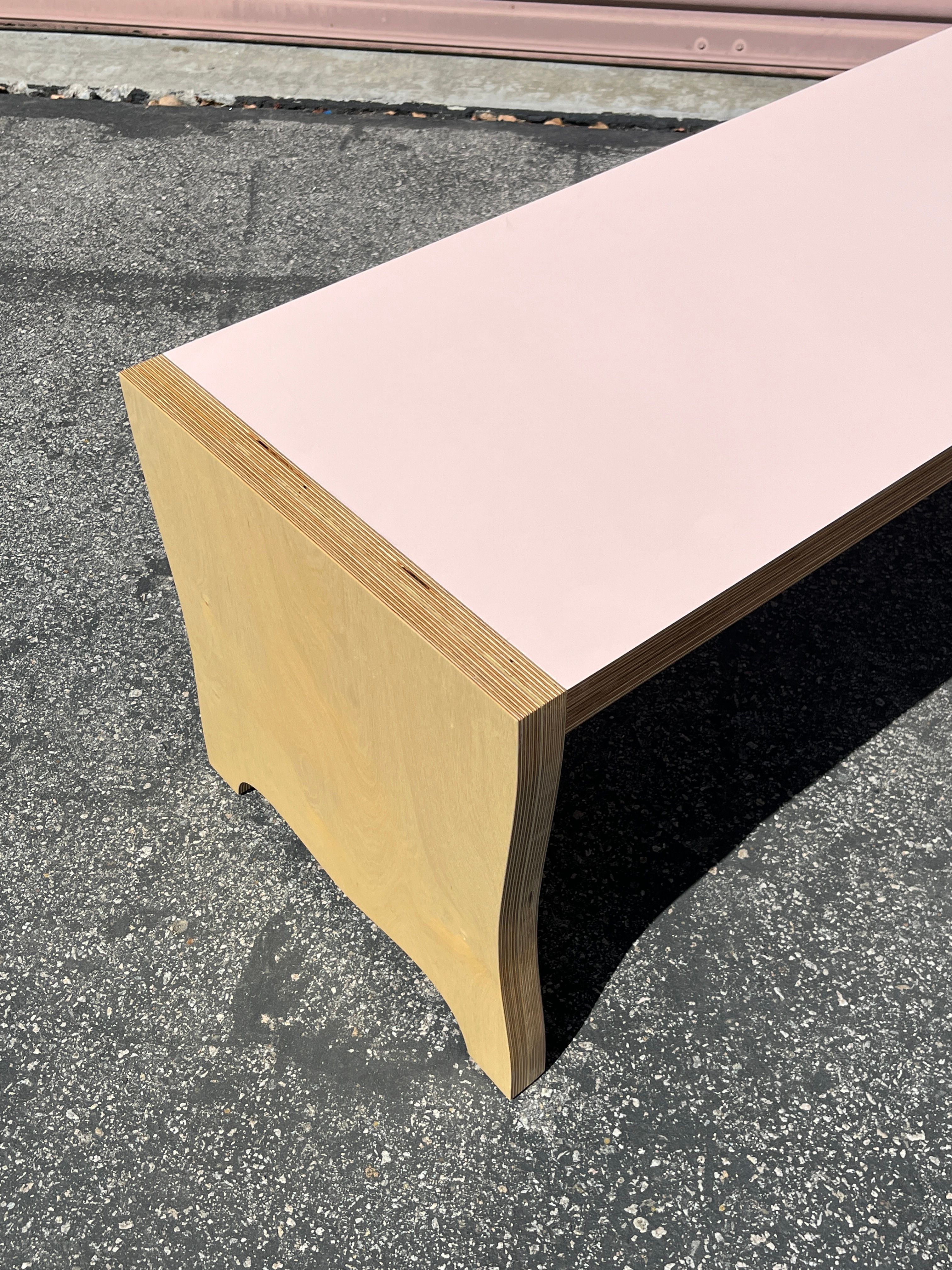  (SOLD OUT) Silhouette Bench - Pink product image 4