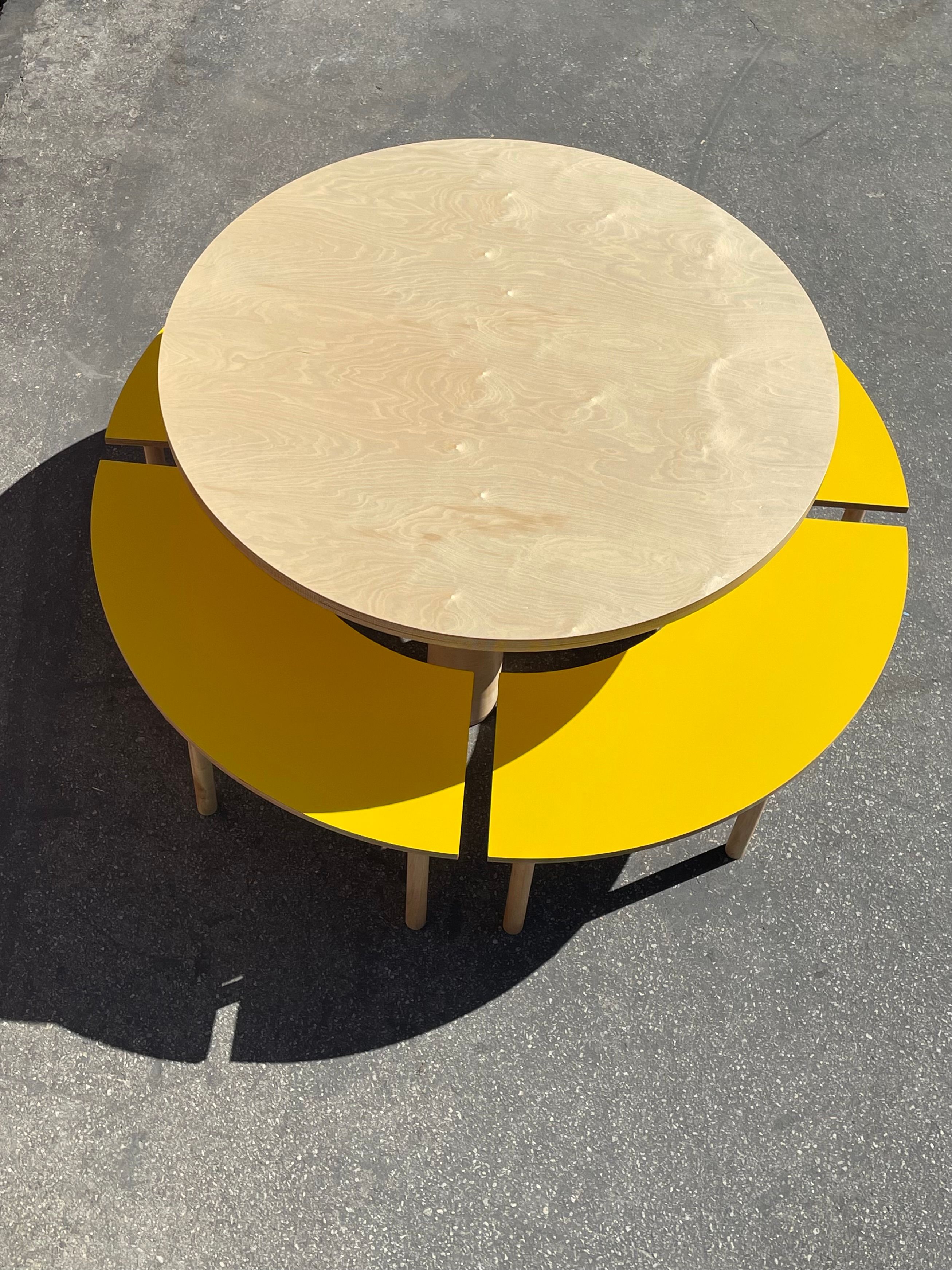  Circle Table + Bench Set II product image 2