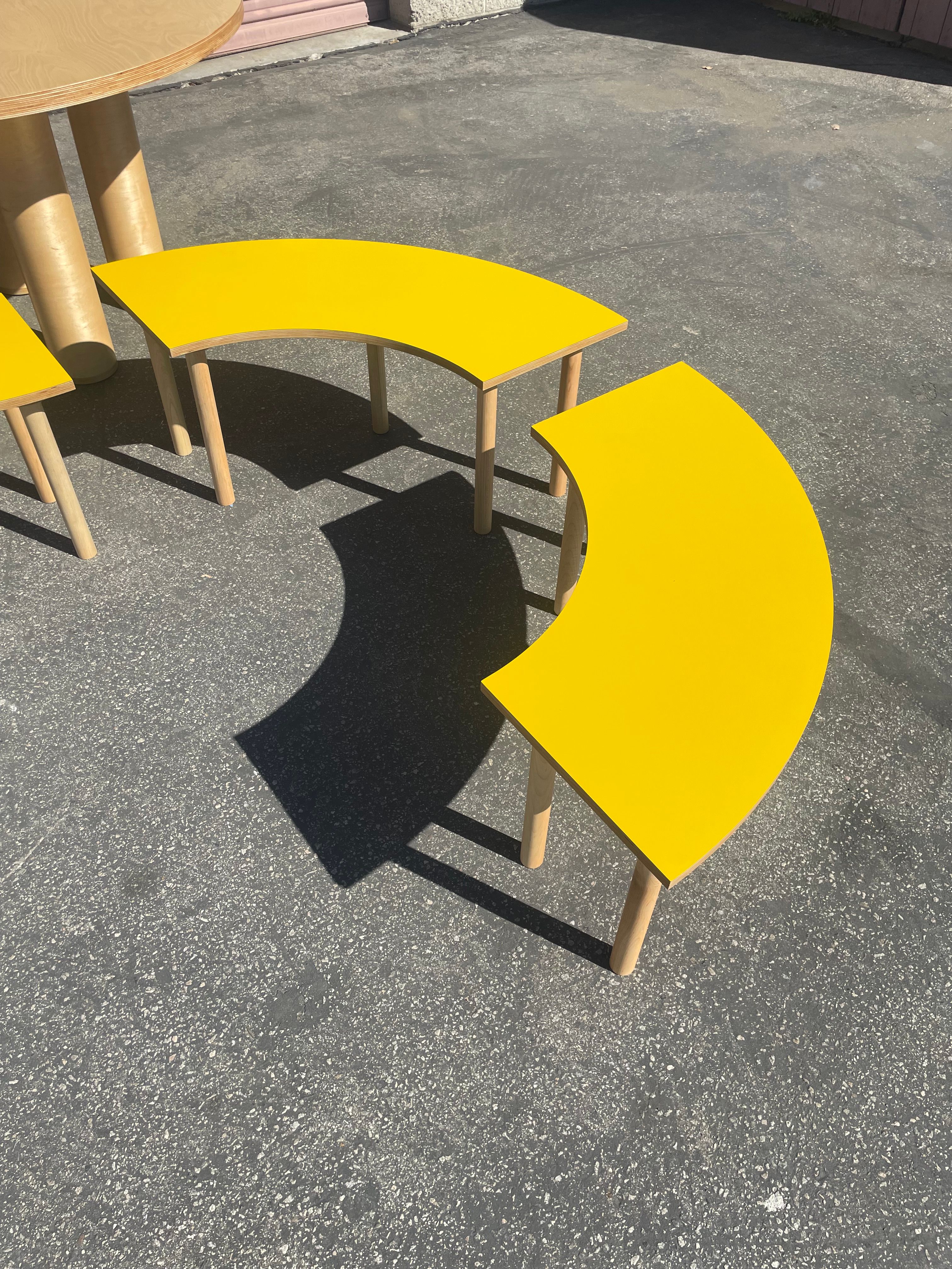  Circle Table + Bench Set II product image 5
