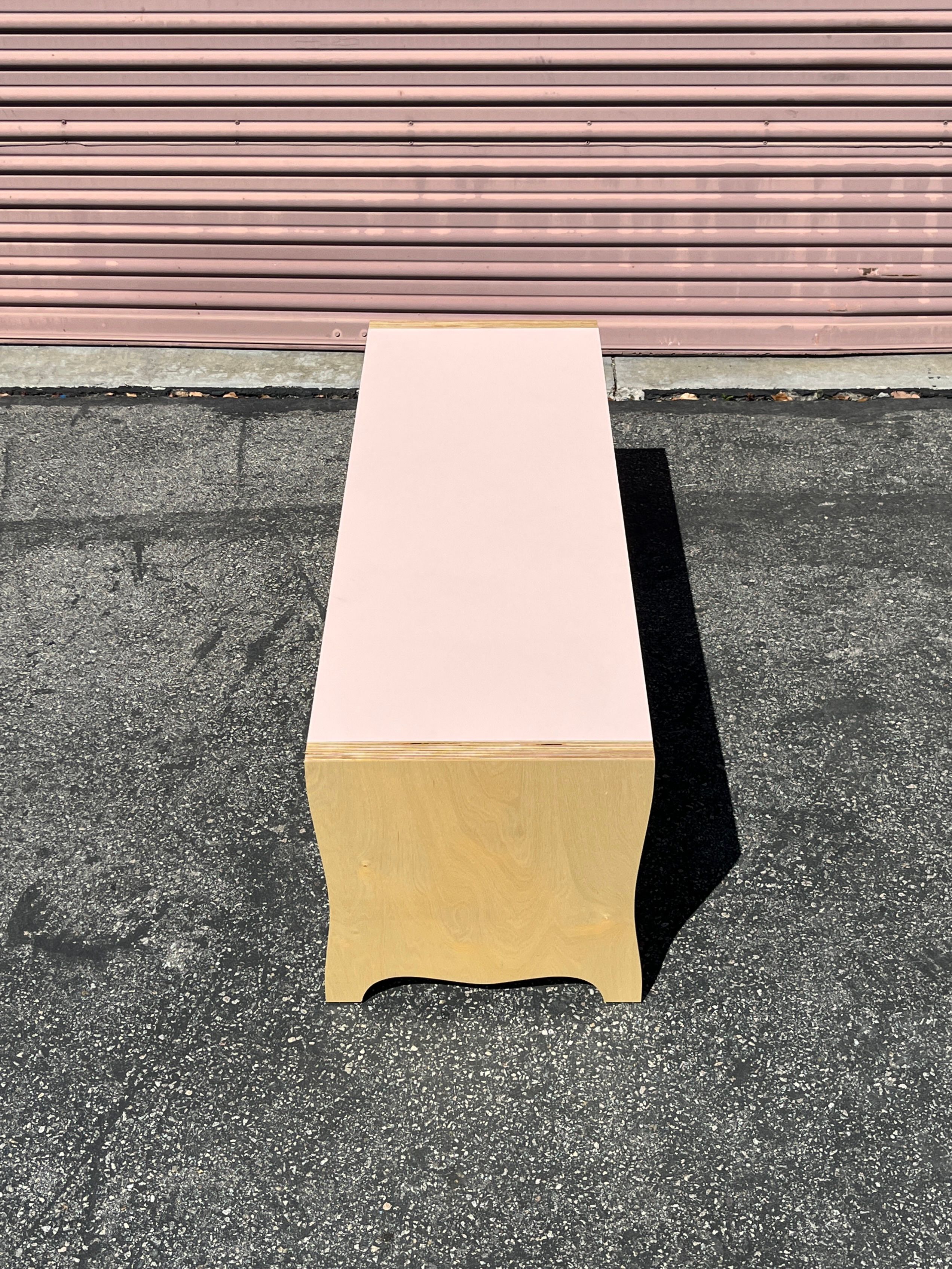  (SOLD OUT) Silhouette Bench - Pink product image 6