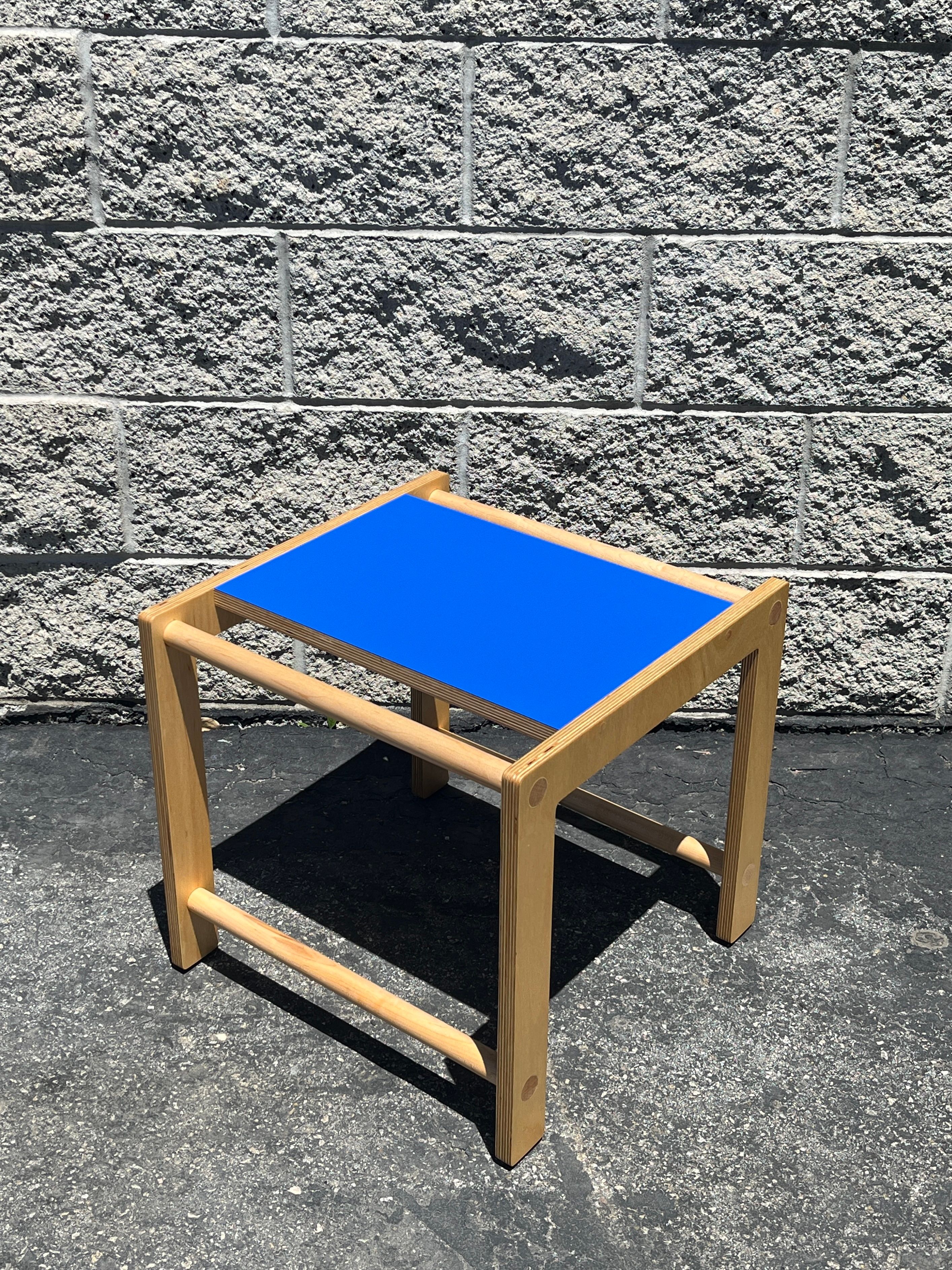  (SOLD OUT) Dowel Stool I - Blue product image 3