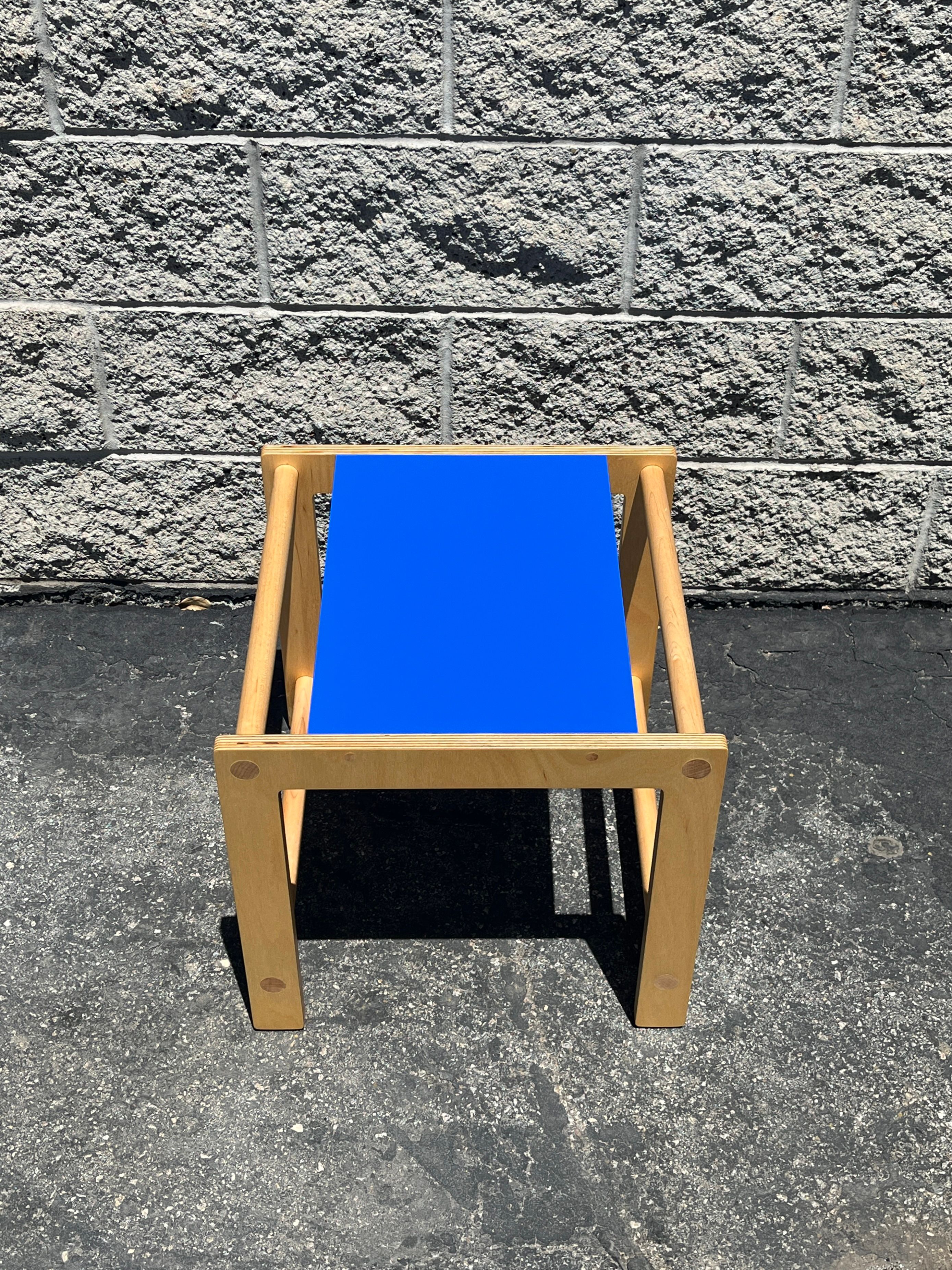  (SOLD OUT) Dowel Stool I - Blue product image 1