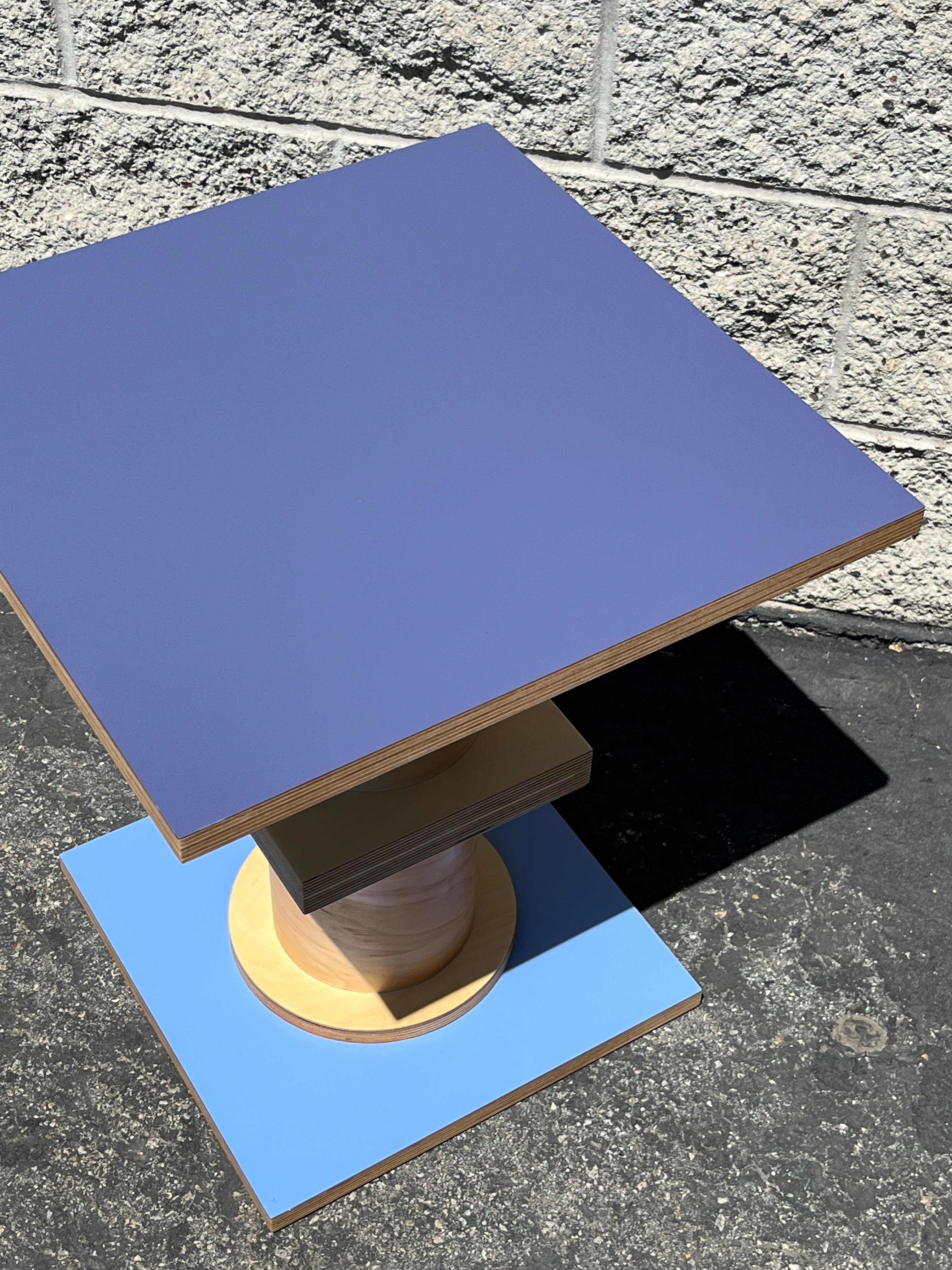  (SOLD OUT) Square Column Table - Blue Combo ($750) product image 3