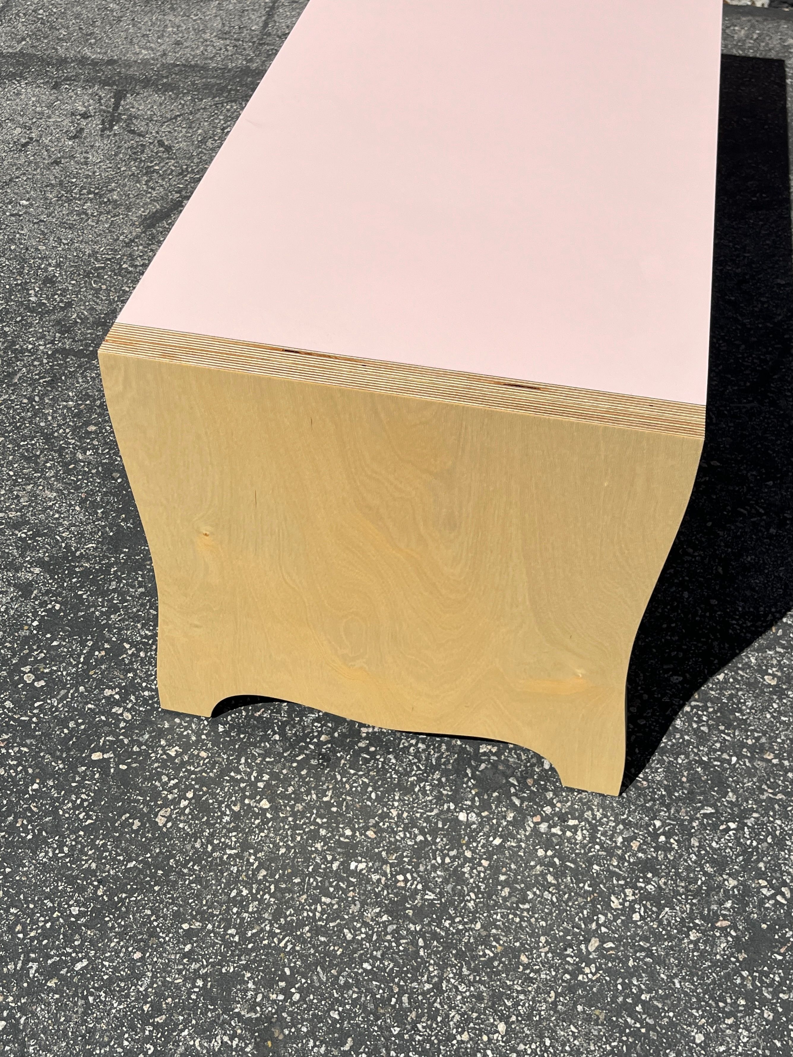  (SOLD OUT) Silhouette Bench - Pink product image 7