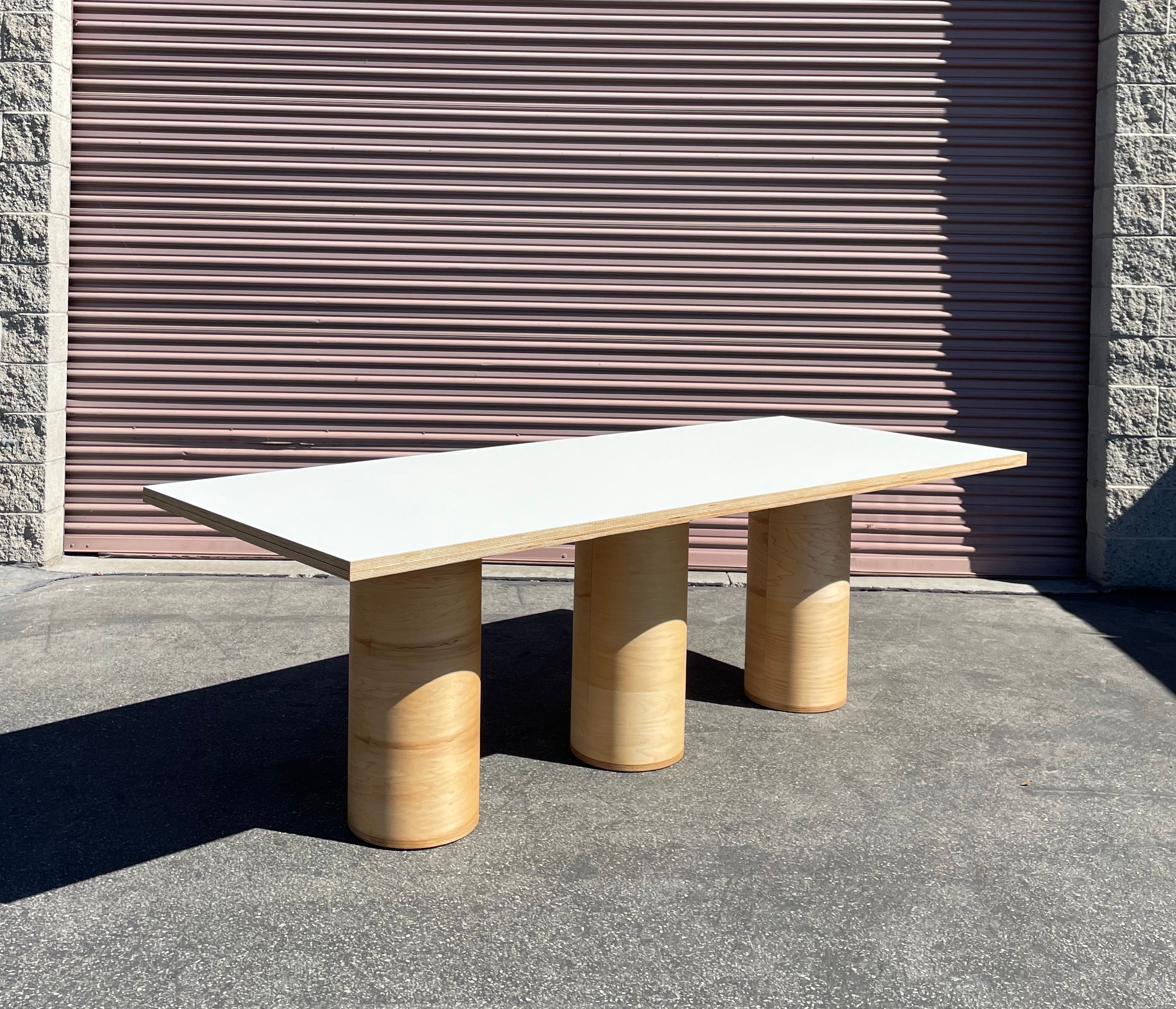  Three Cylinder Rectangle Table product image 5