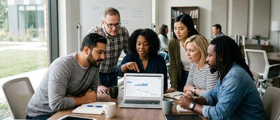 Church staff training session for AI rollout in church management software