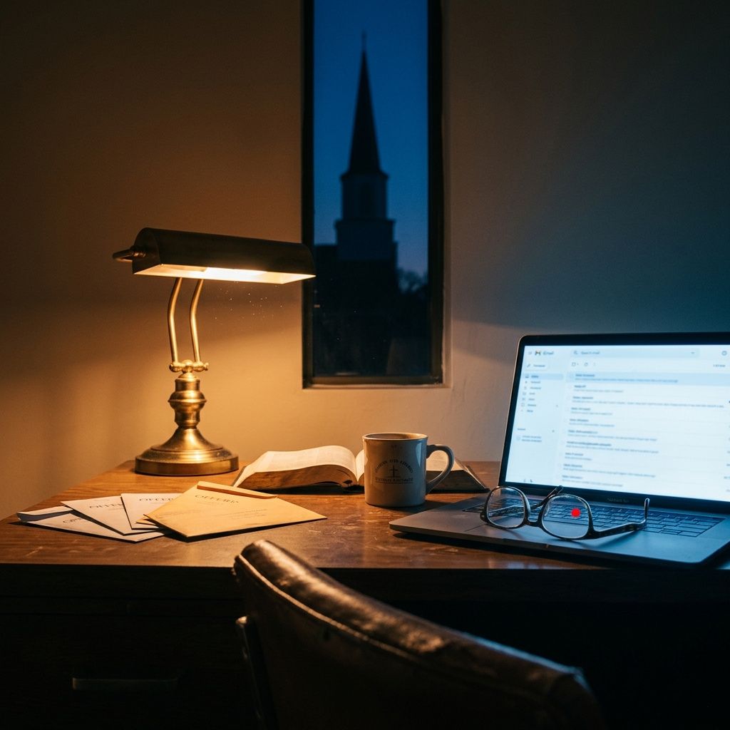 Church cybersecurity threats illustrated with five common attack patterns targeting congregations