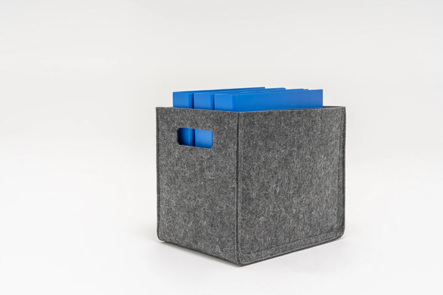 Filcový kôš – univerzálna nádoba pre uloženie predmetov – obrázok 6