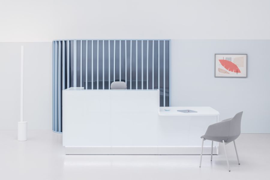 Linea – modulárna kancelárska recepcia
