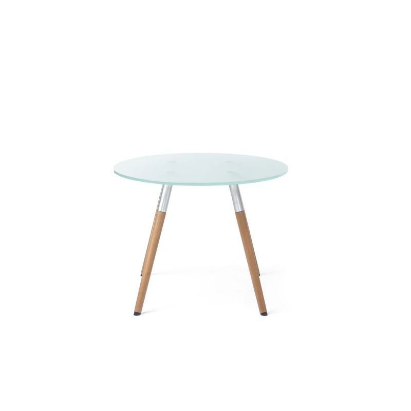 Tables SW40 – kaviarenský stolík s drevenými nohami