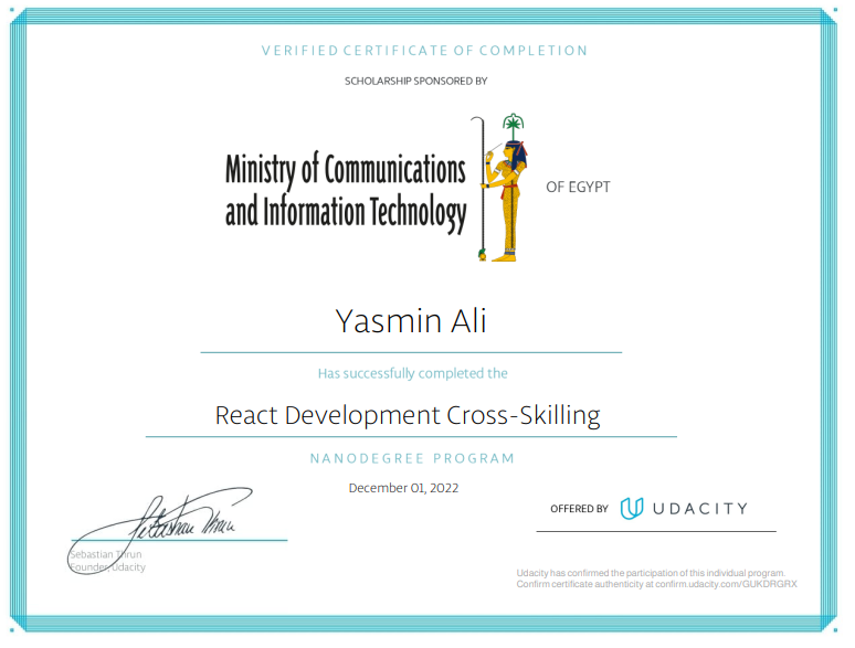 React developer