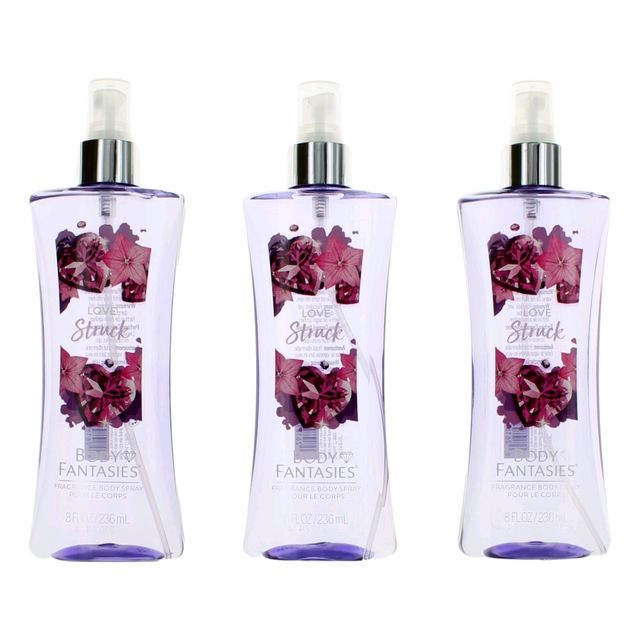 Love Struck by Parfums De Coeur, 3 x 8oz Fragrance Body Spray women