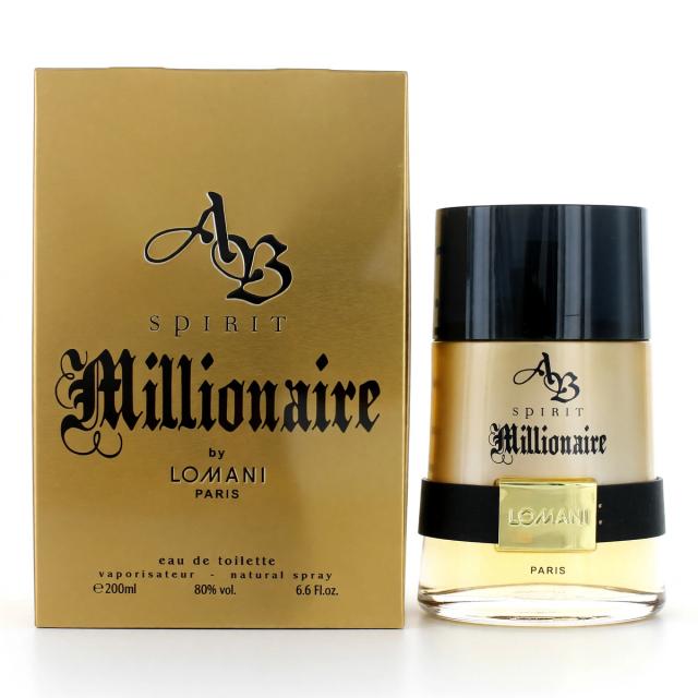 AB Spirit Millionaire by Lomani, 6.6 oz Eau De Toilette Spray for Men