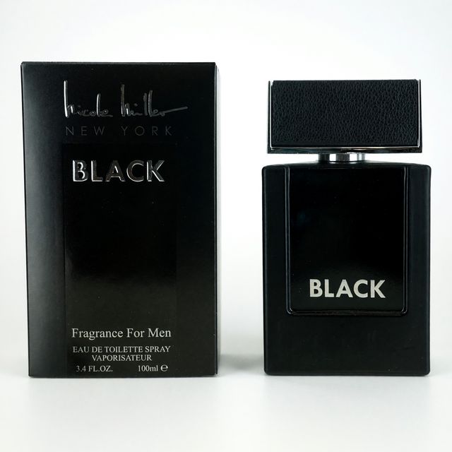 Nicole Miller Black by Nicole Miller, 3.4 oz Eau de Toilette Spray for Men