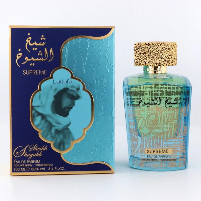Lattafa Sheikh Al Shuyukh Supreme by Lattafa, 3.4 oz Eau De Parfum Spray for Unisex