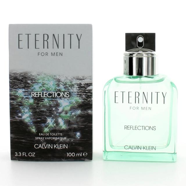 Eternity Reflections by Calvin Klein, 3.3 oz Eau De Toilette Spray for Men